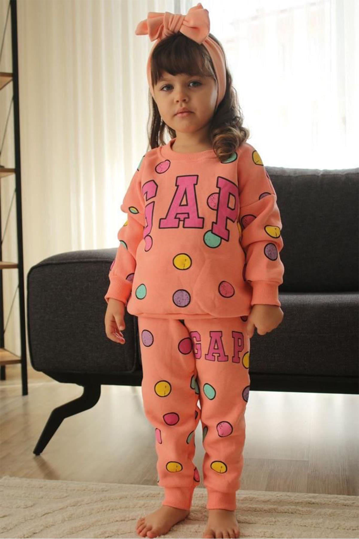 Kids Pudra Desenli  Takım