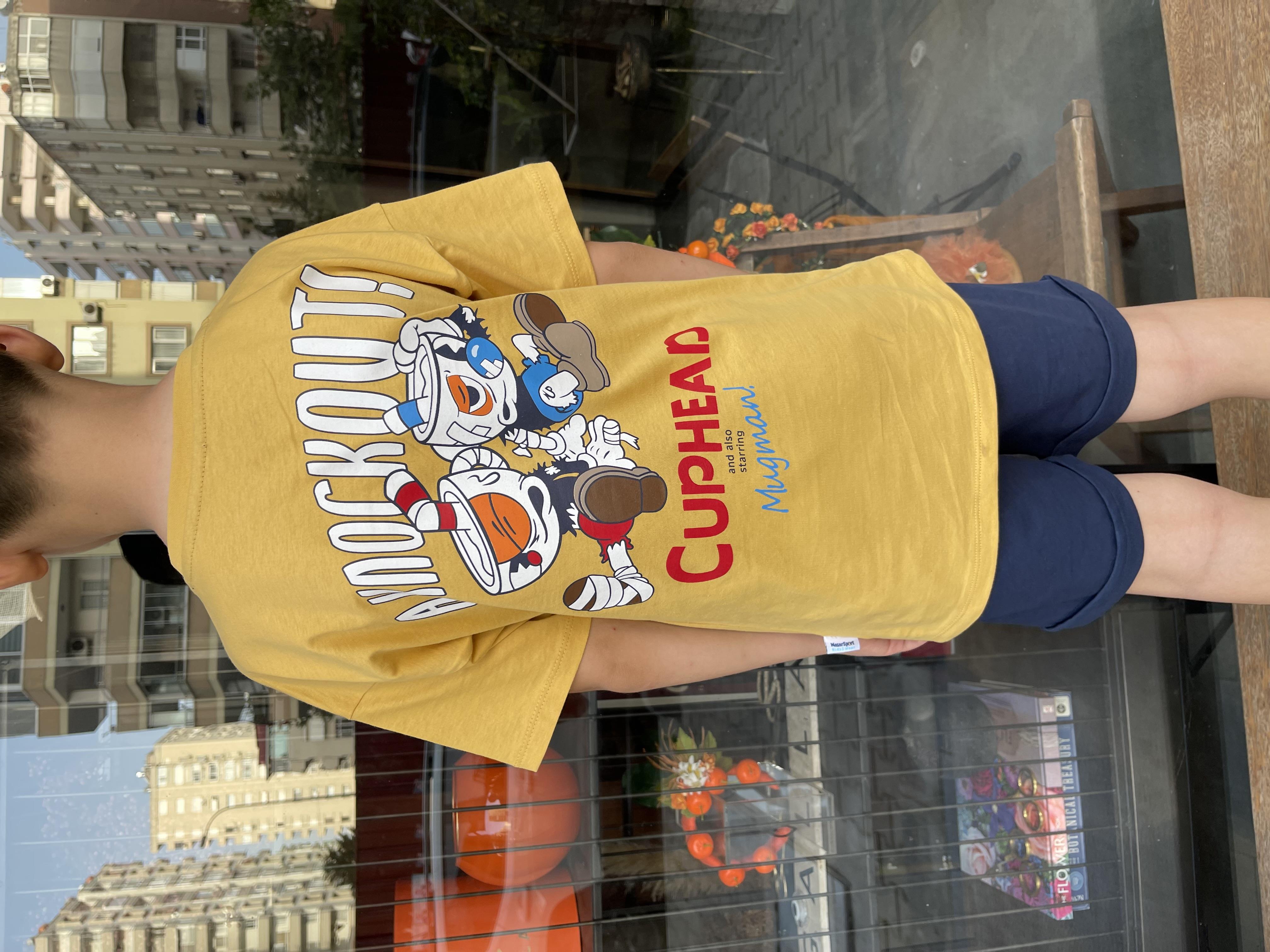 Kids Sarı Wallop Baskılı Takım