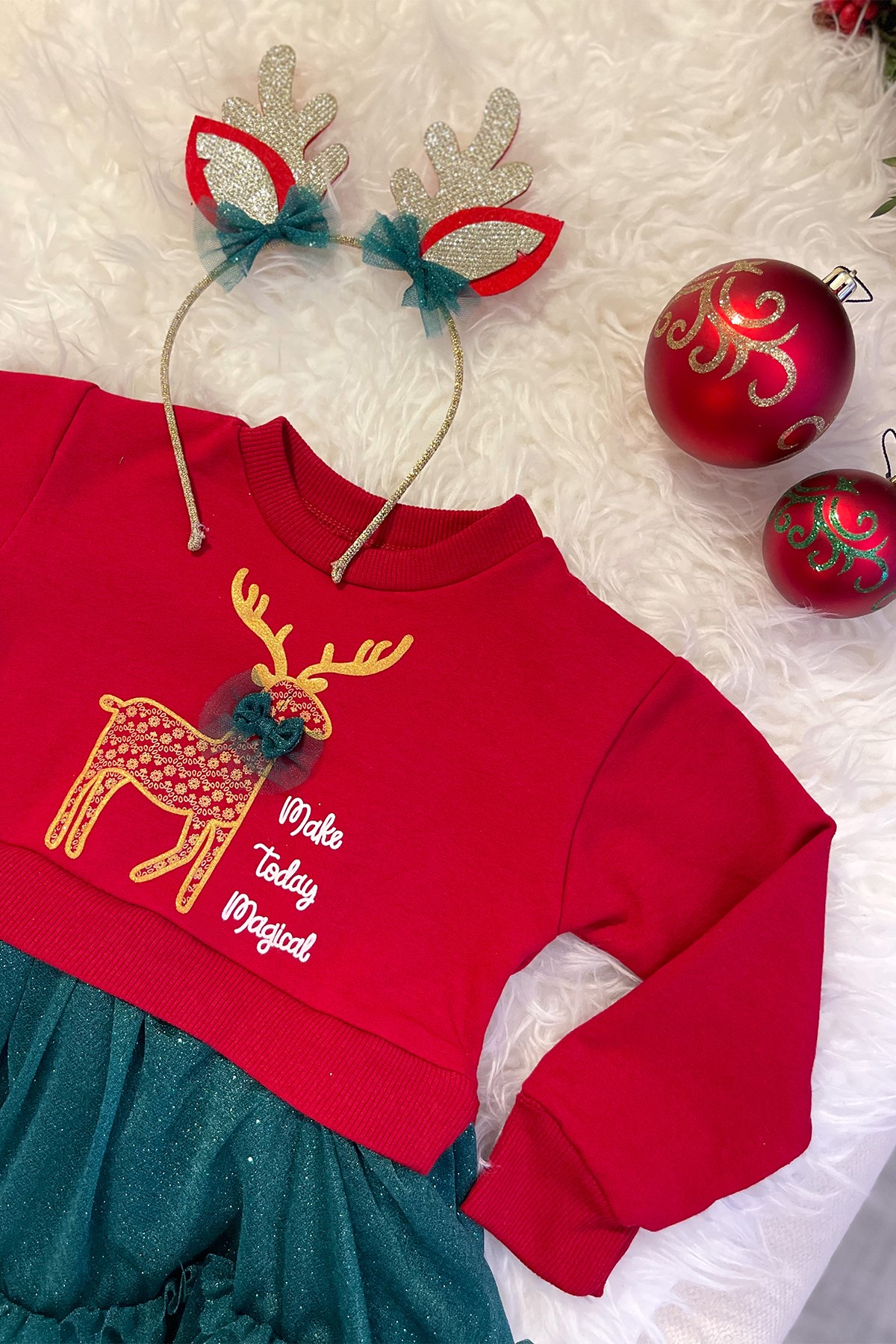 Kids Tütülü Sweat Elbise
