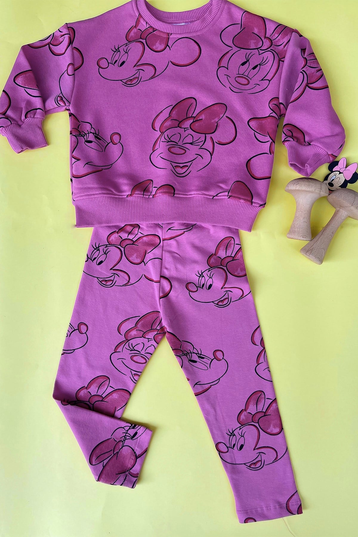 Pembe Mickey Mouse Takım