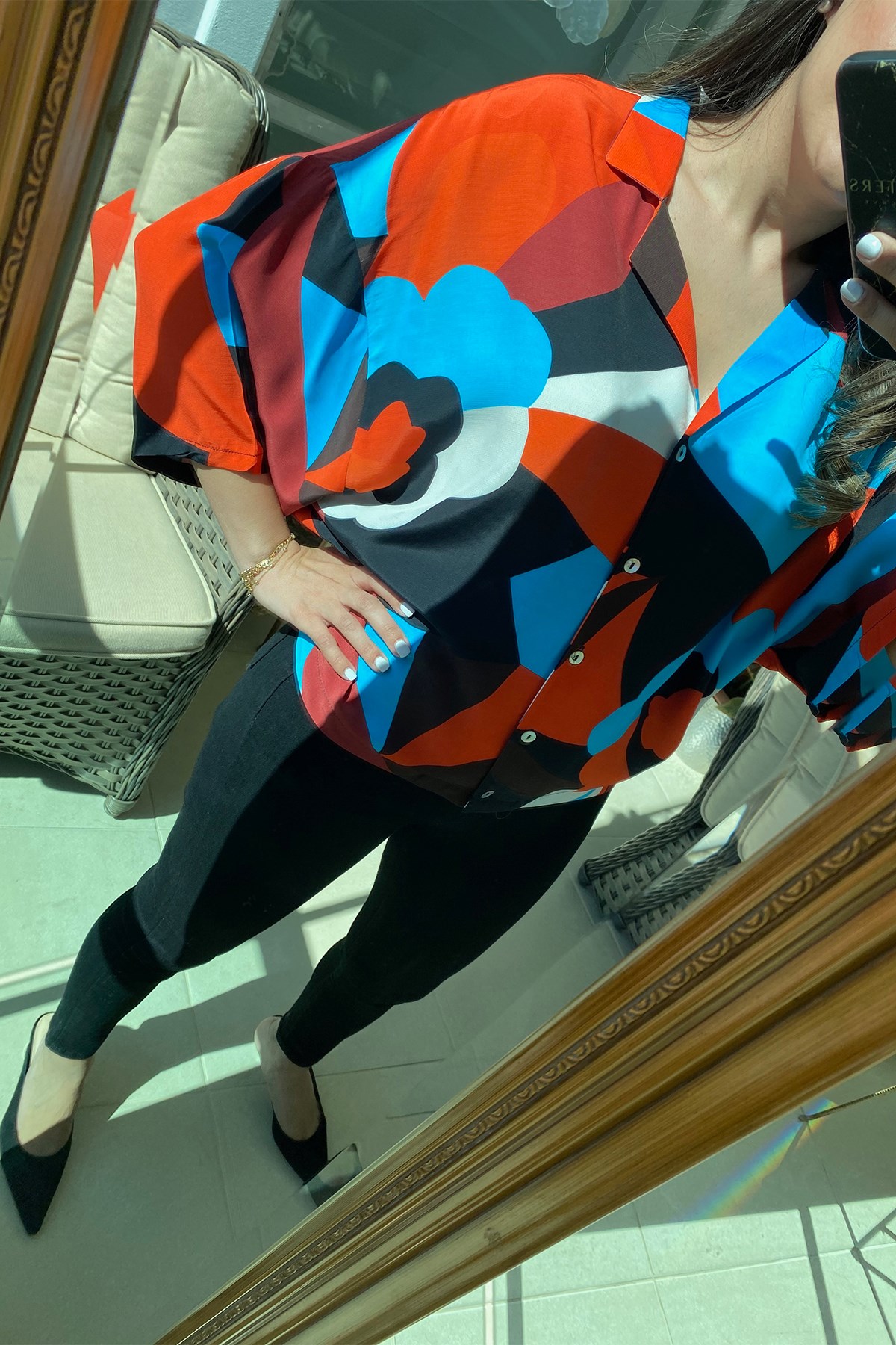 Renkli Kısa Gömlek