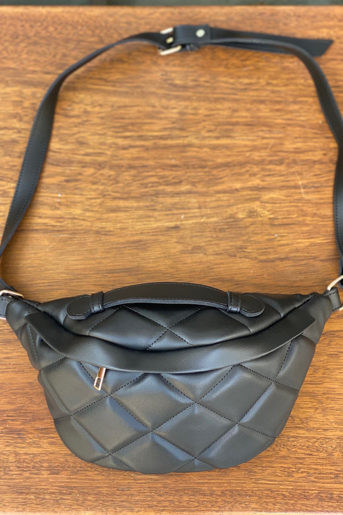 Siyah Bel ve Omuz  Çantası