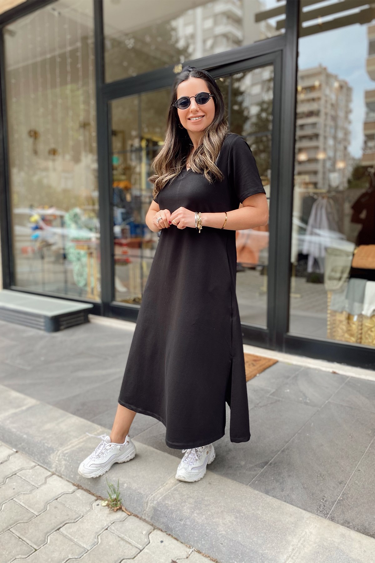 Siyah Çan Elbise