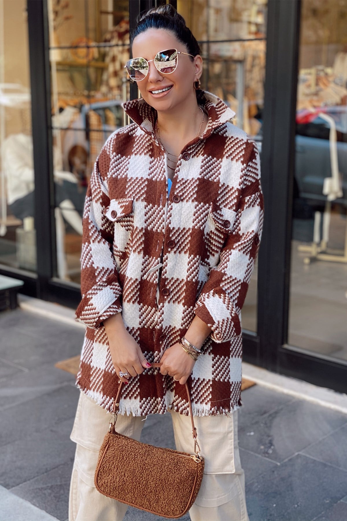 Taba Ekose Oduncu Gömlek 