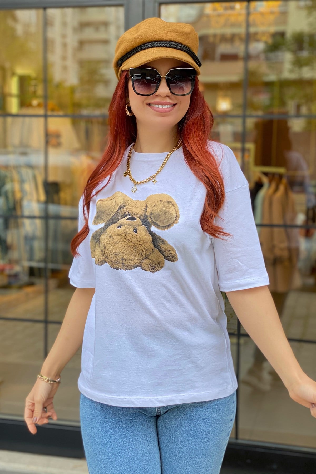 Teddy Baskılı Tshirt