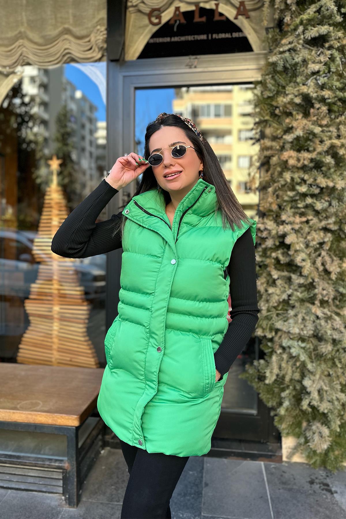 Yeşil Şişme Yelek