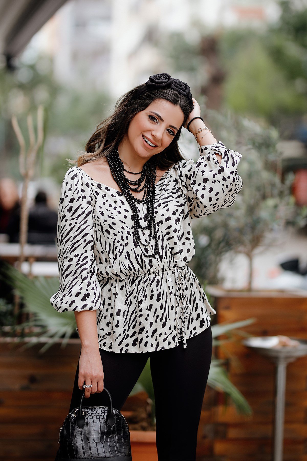 Zebra Desen Bluz
