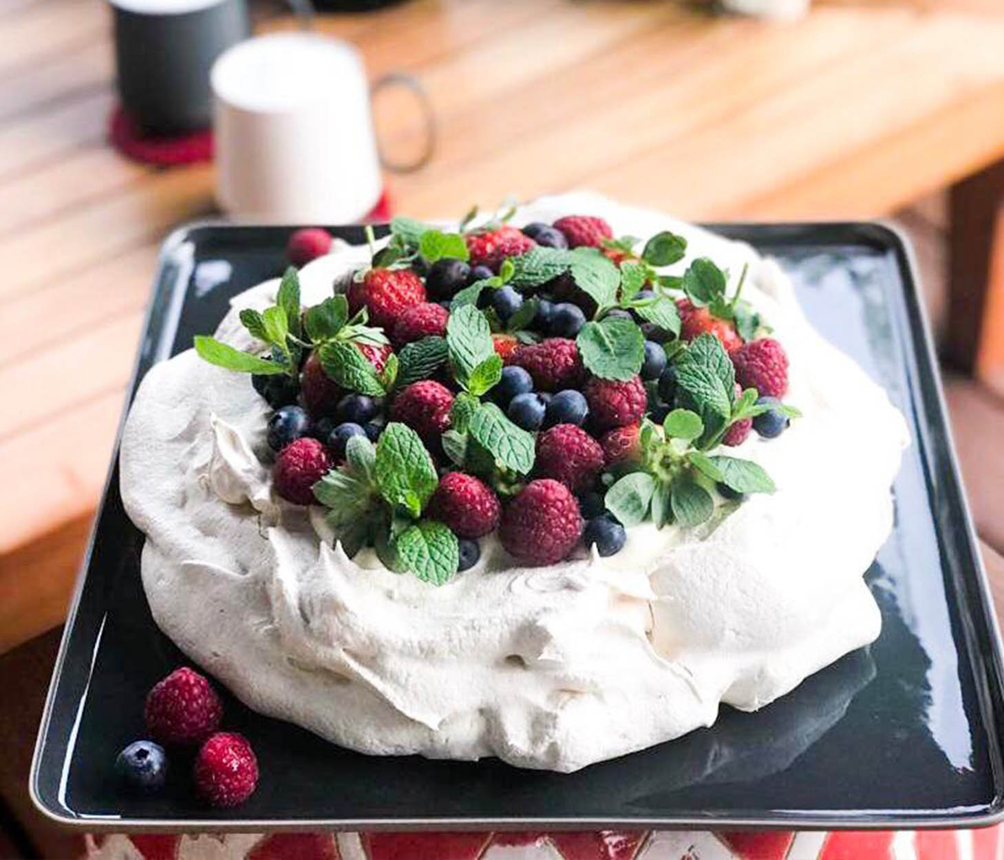 New Year Themed Pavlova