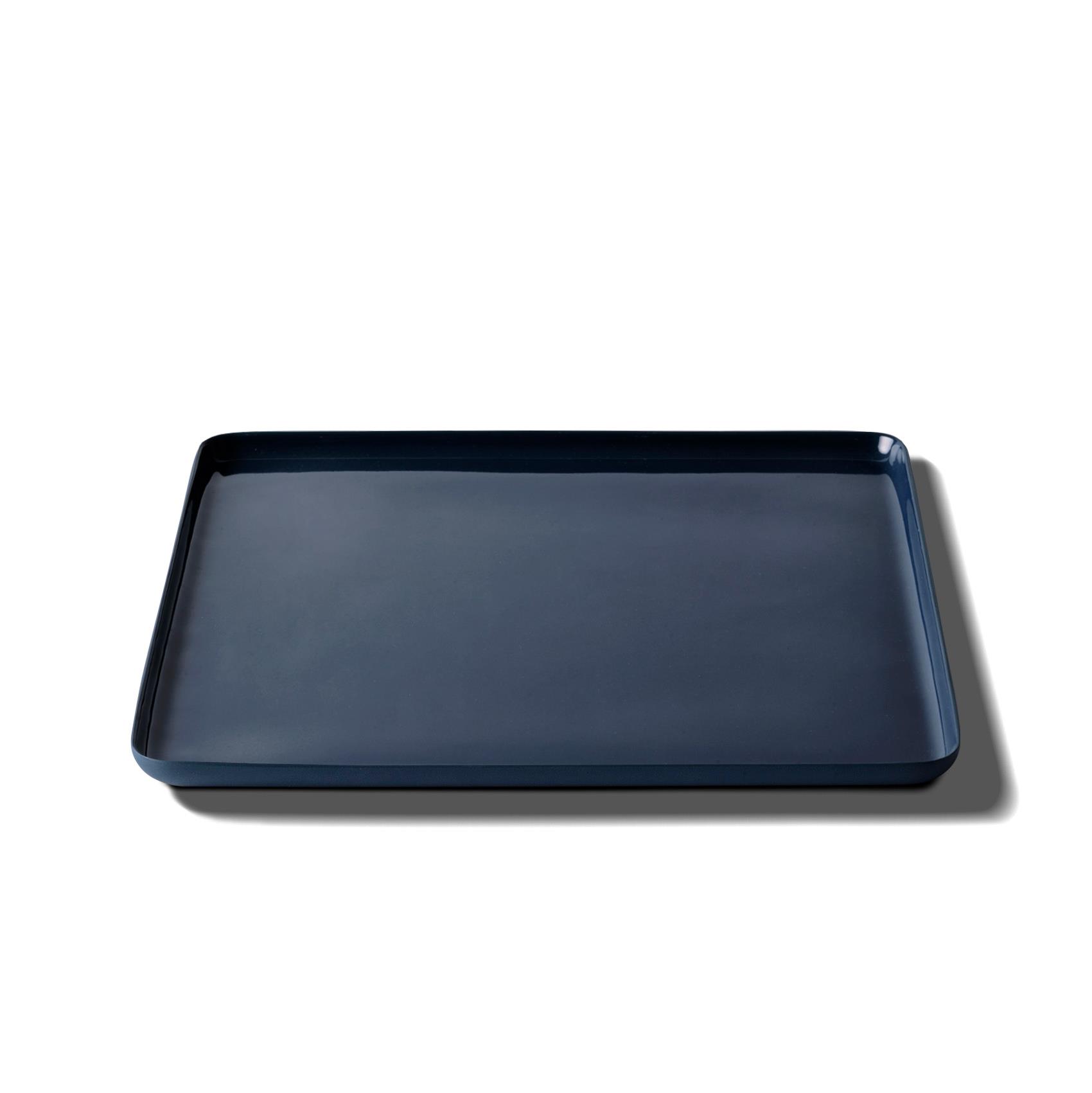 Kare Servis Tabağı Tek Renk Okyanus