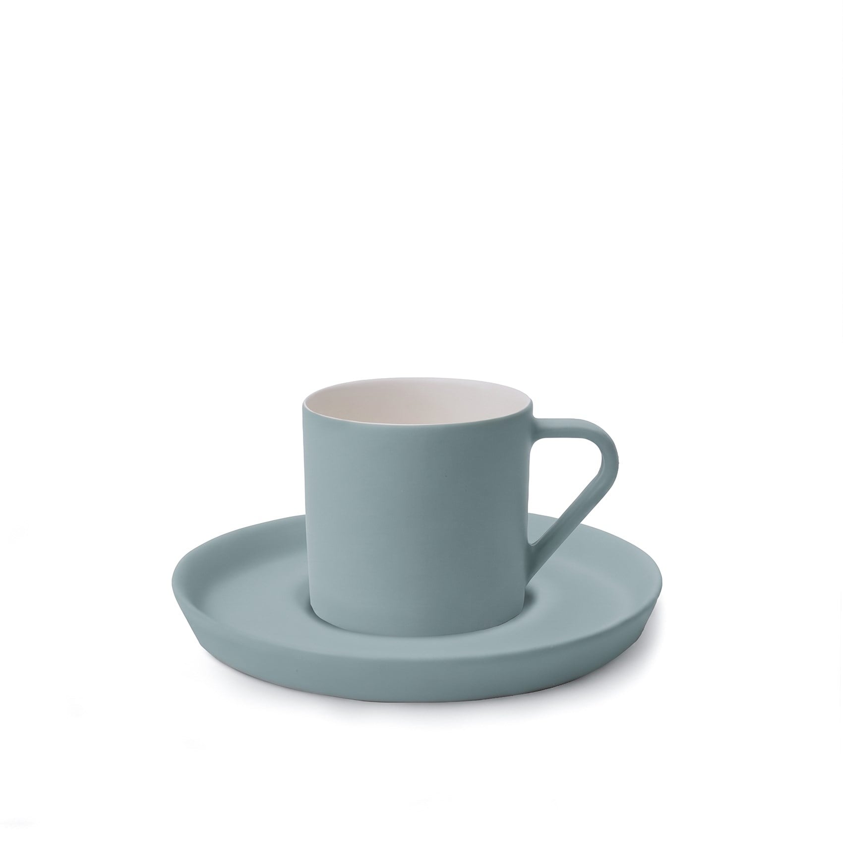 Nest Tabaklı Kahve Fincanı 90 ml Aqua-Aqua&Fildişi