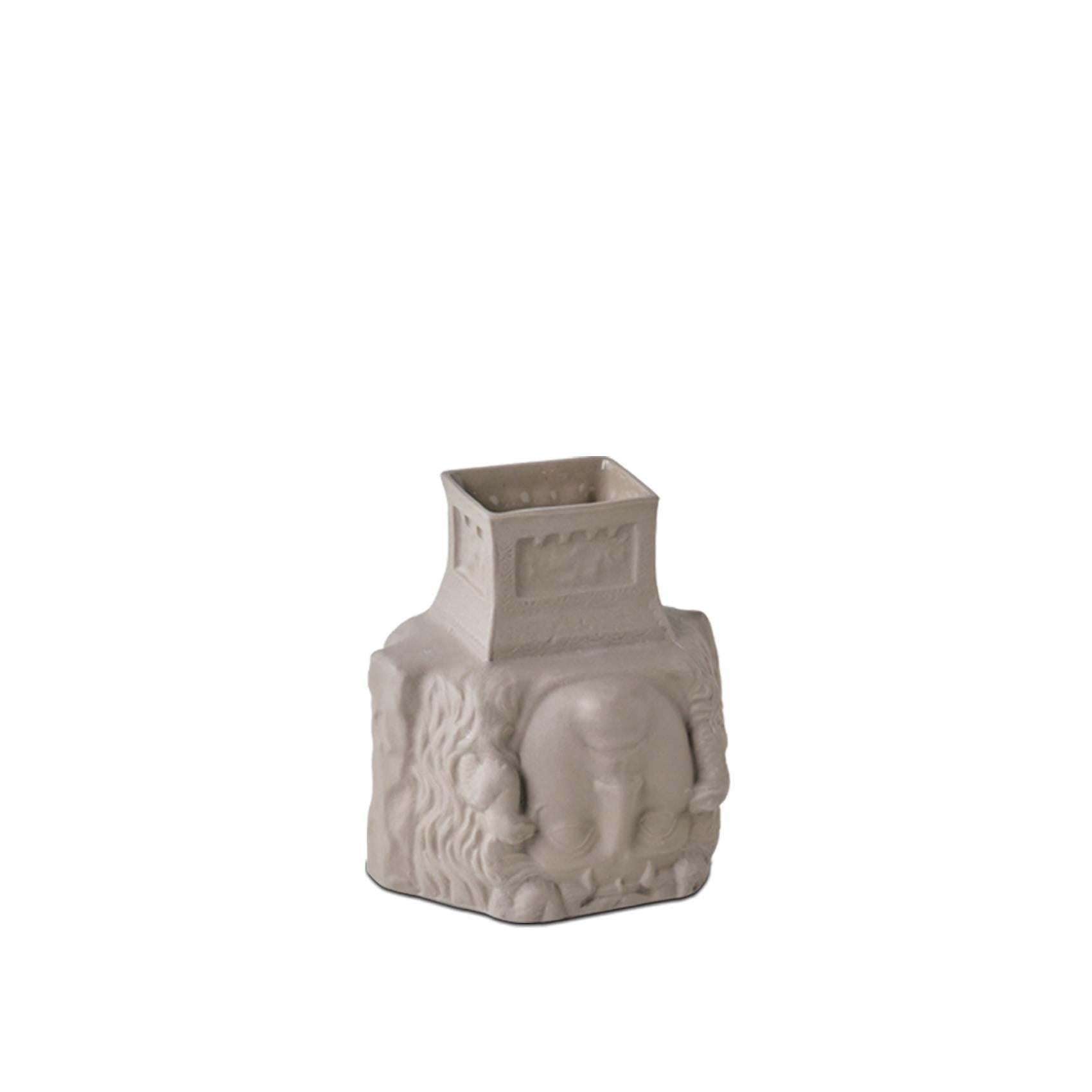 Origins: İstanbul Medusa Küçük Boy Vazo 10cm Taş Rengi