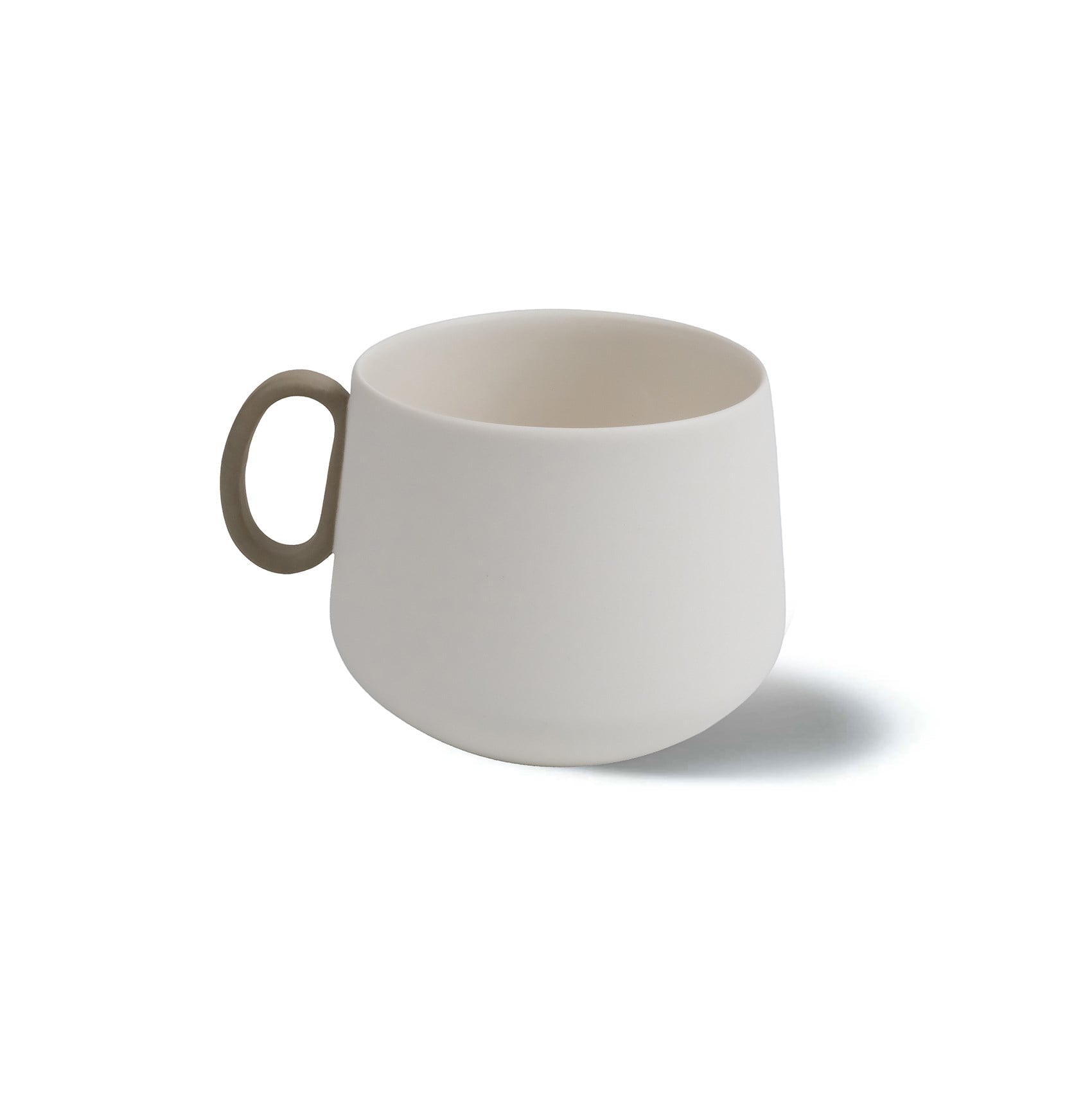 Tube Kahve/Çay Fincanı 250ml Tek Renk Fildişi
