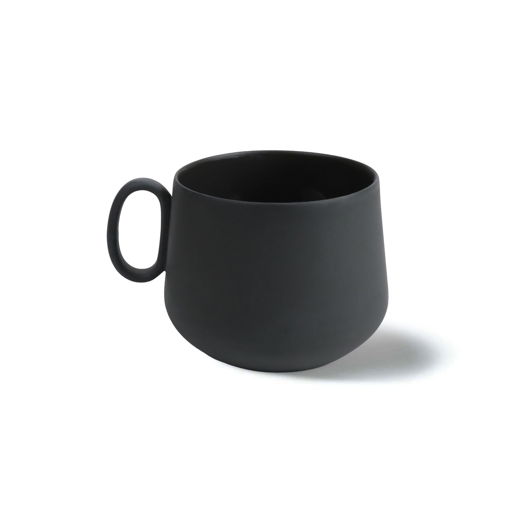 Tube Kahve/Çay Fincanı 250ml Tek Renk Siyah