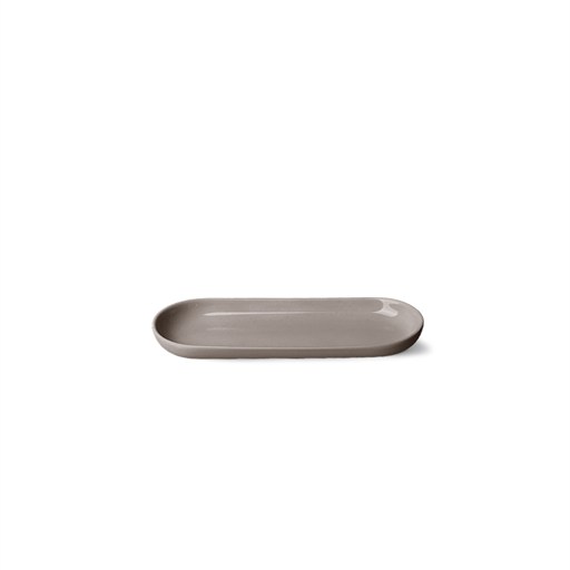 Capsule Elips Mini Orta Boy Tabak Tek Renk Taş