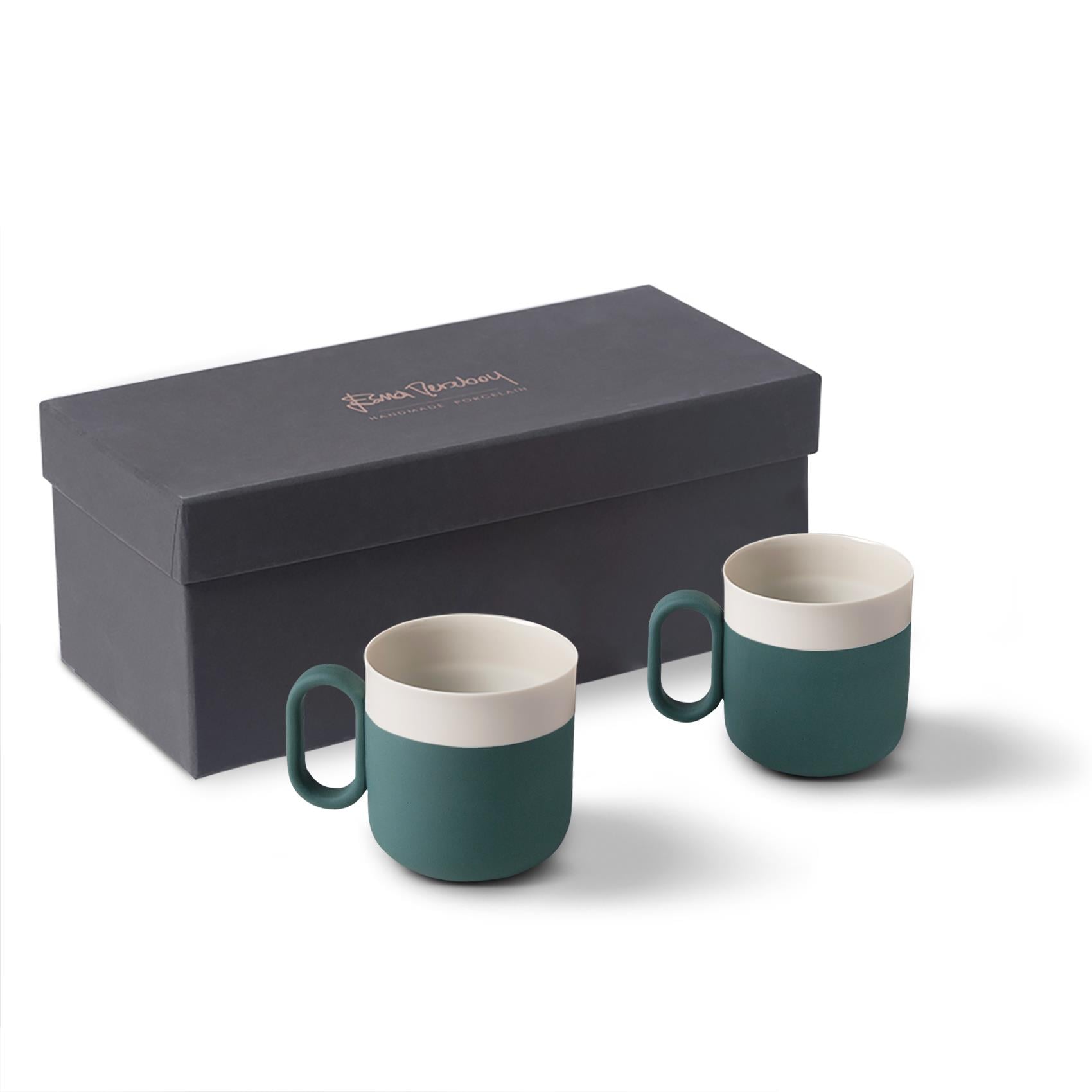 Capsule 2'li Çay Fincan Takımı Amazon&Fildişi