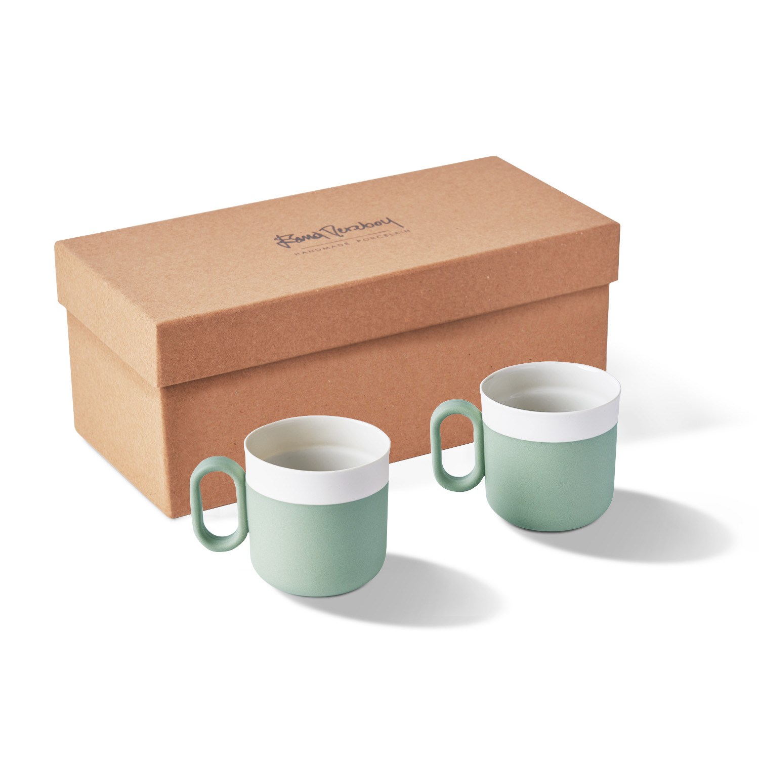 Capsule Coffee/Tea Cup Set of 2 Nile & Ivory 