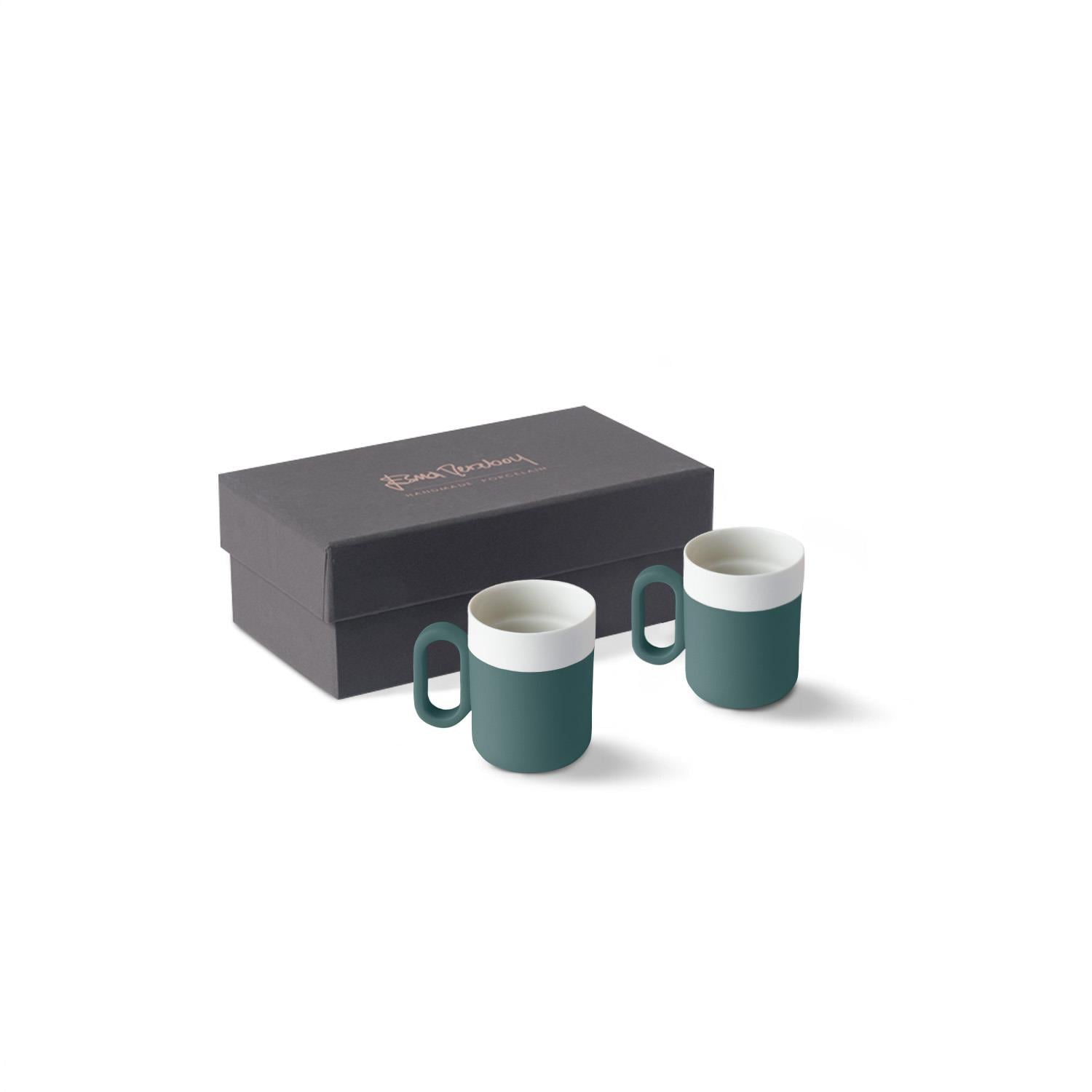 Capsule Espresso Cup Set of 2 Amazon & Ivory 
