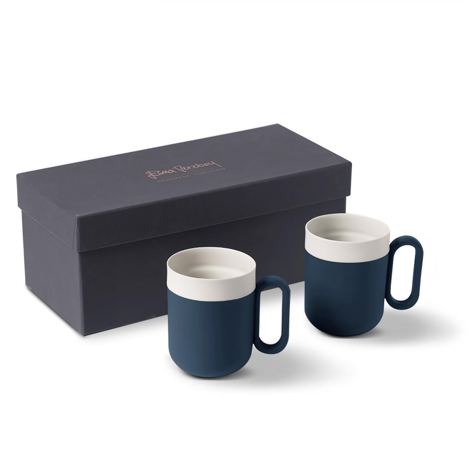 Capsule Small Mug Set Of 2 Ocean & Ivory