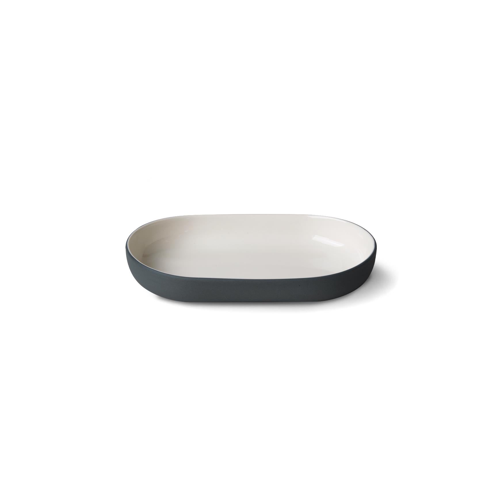 Capsule Ellipse Small Bowl BLACK&IVORY