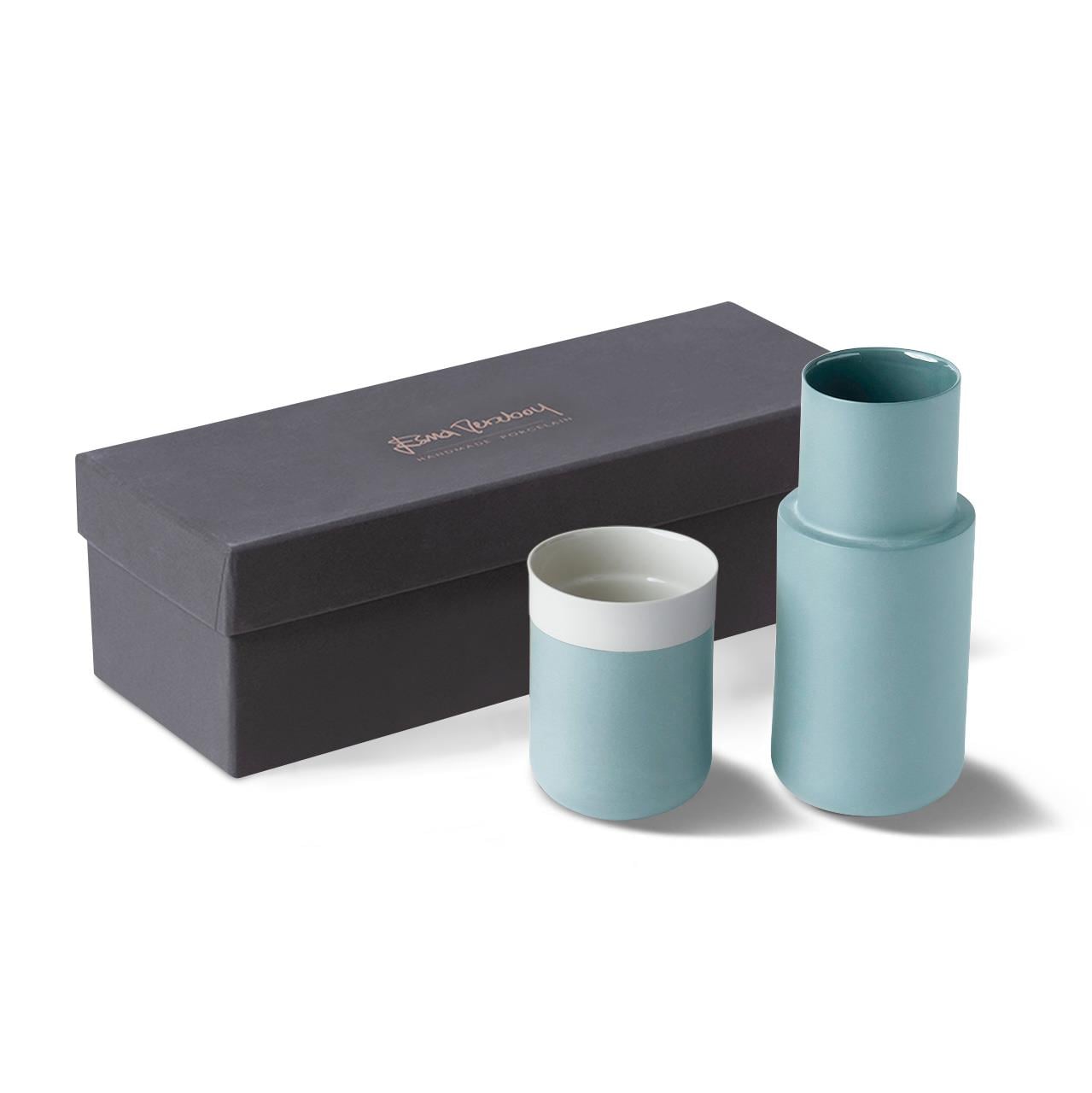 Capsule Jug Set Aqua - Aqua & Ivory