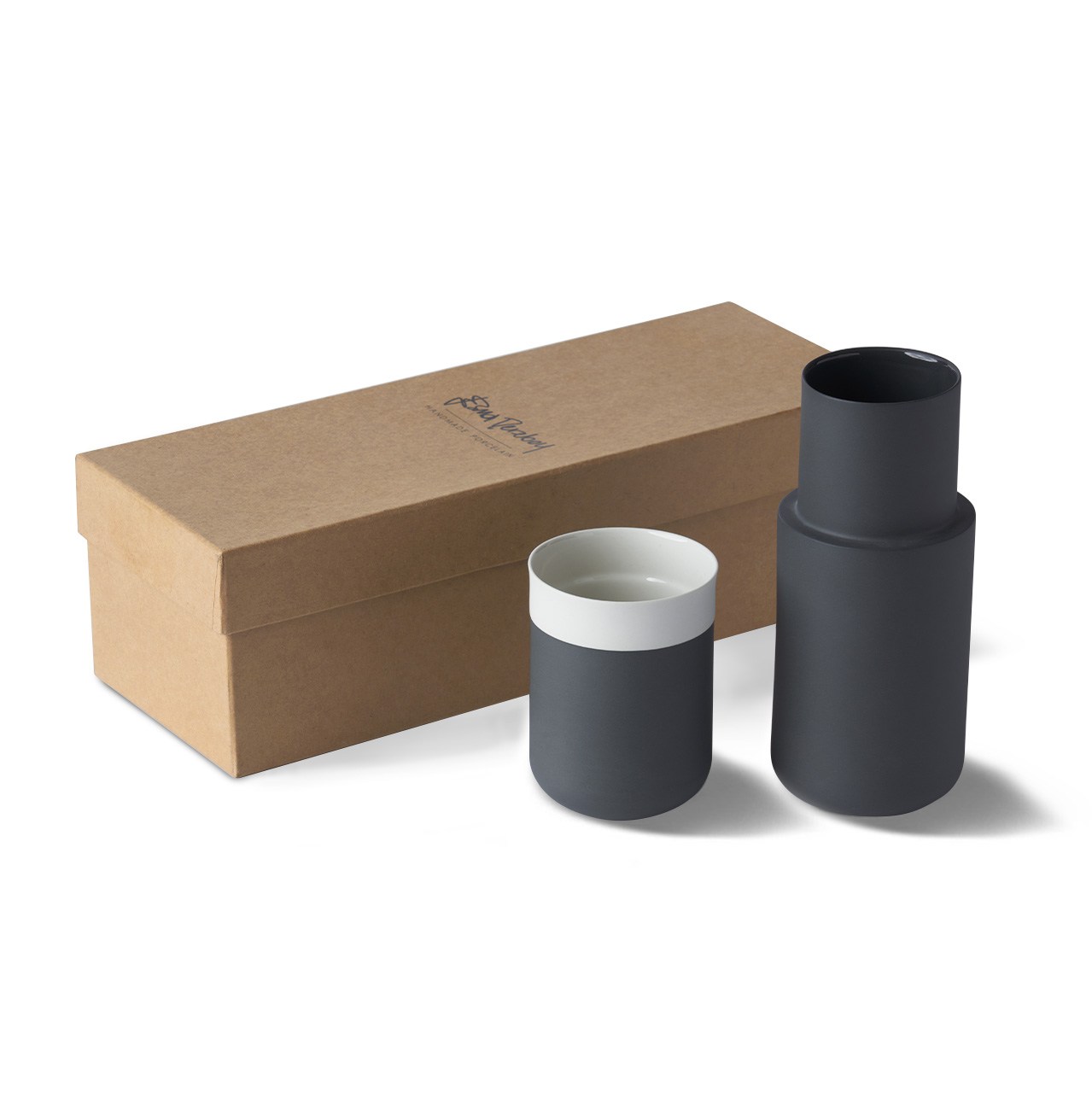 Capsule Sürahi Takımı Siyah - Siyah & Fildişi