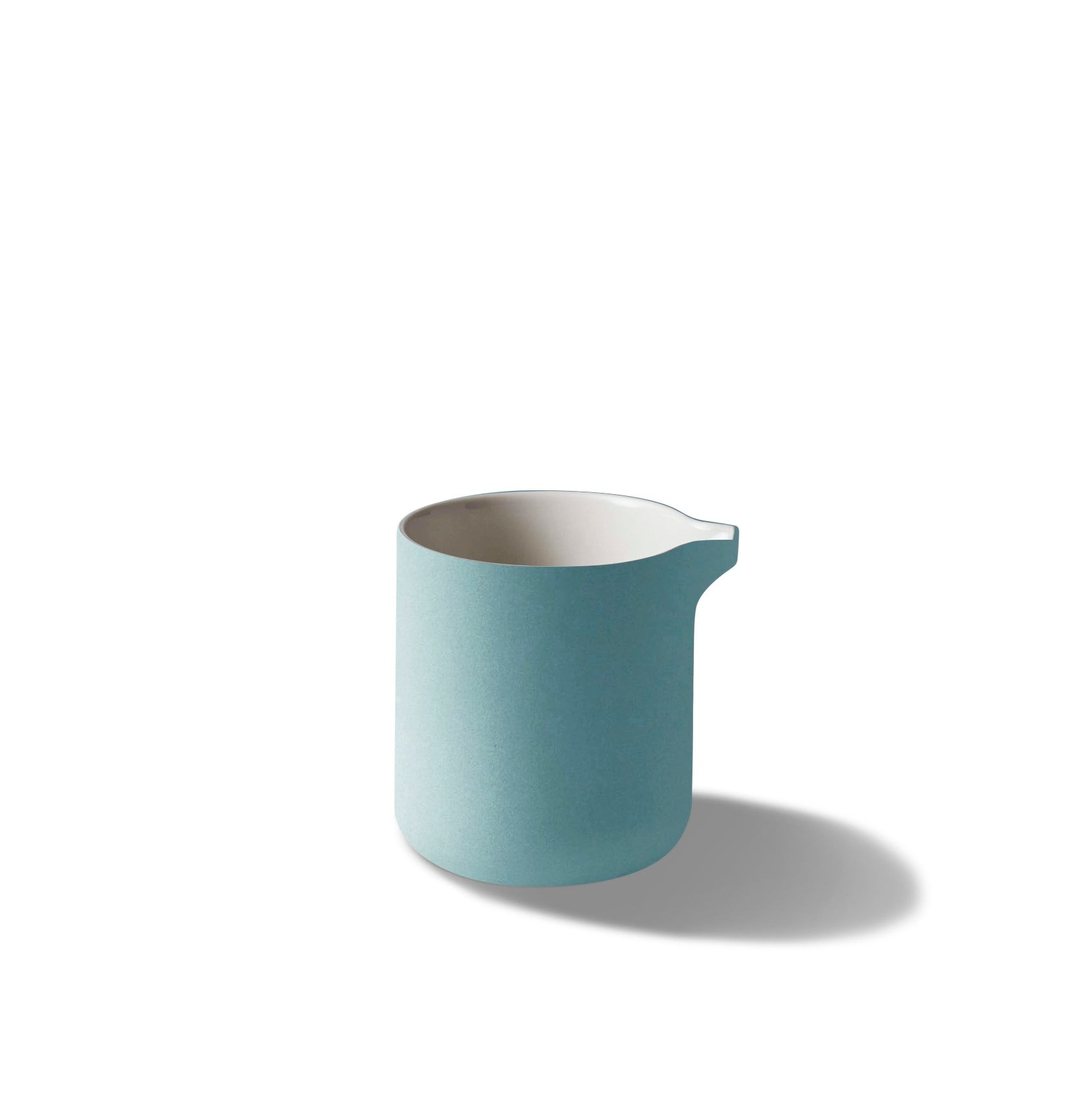 Capsule Milk Jug 90 ml Aqua & Ivory