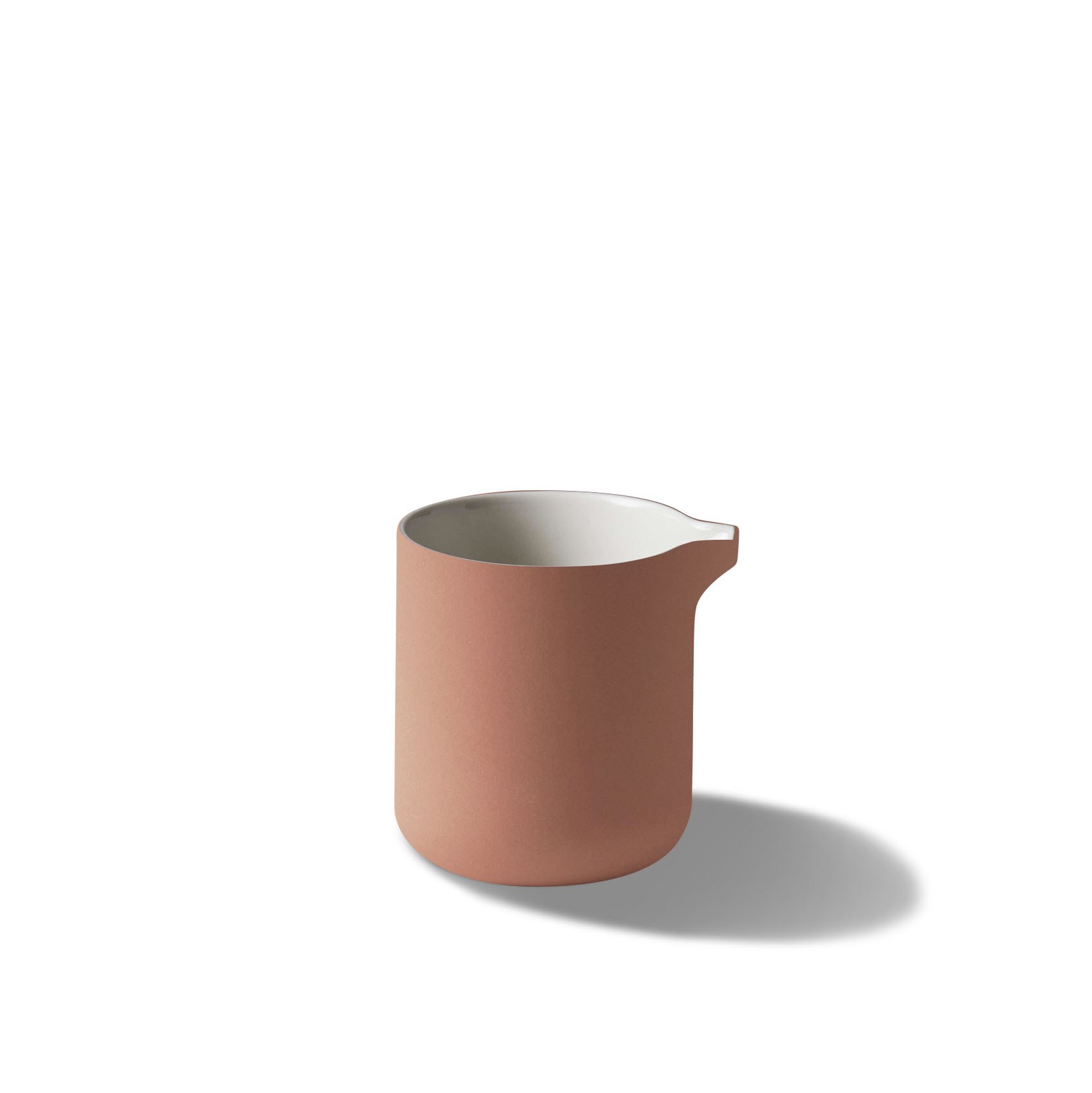 Capsule Milk Jug 90 ml Coral & Ivory