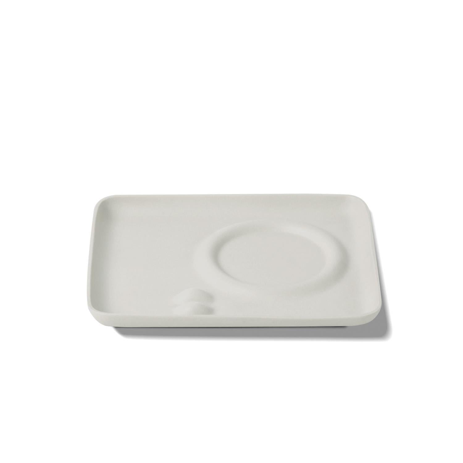 Rectangular Tea Serving Plate Single Colour IVORY