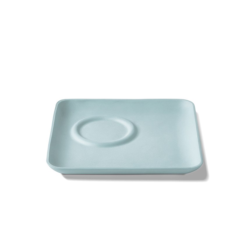 ALPHANUM Espresso Saucer – Single Colour Aqua