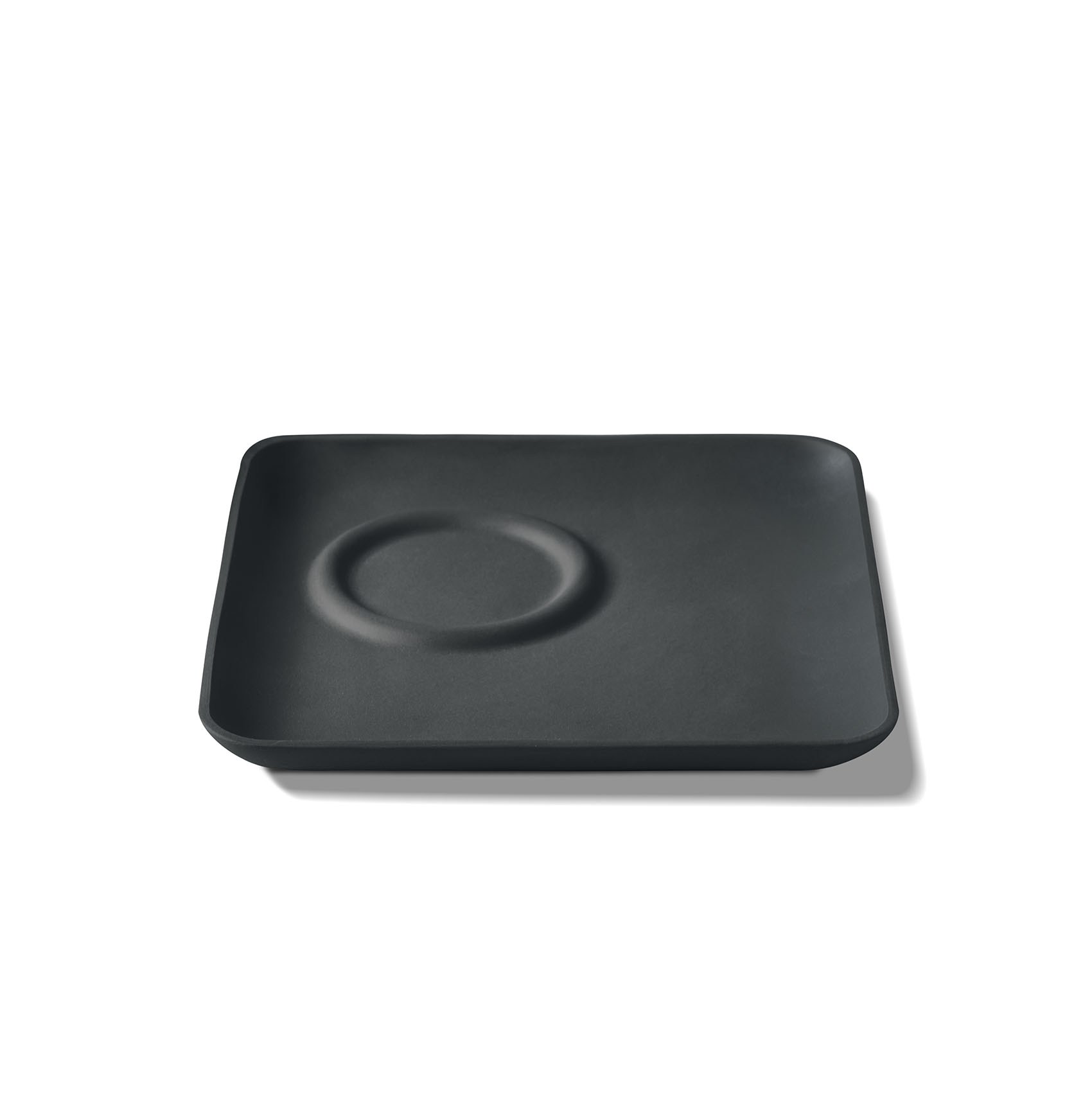 ALPHANUM Espresso Saucer – Single Colour Black