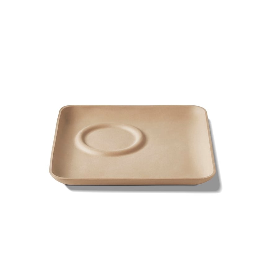 ALPHANUM Espresso Saucer – Single Colour Straw