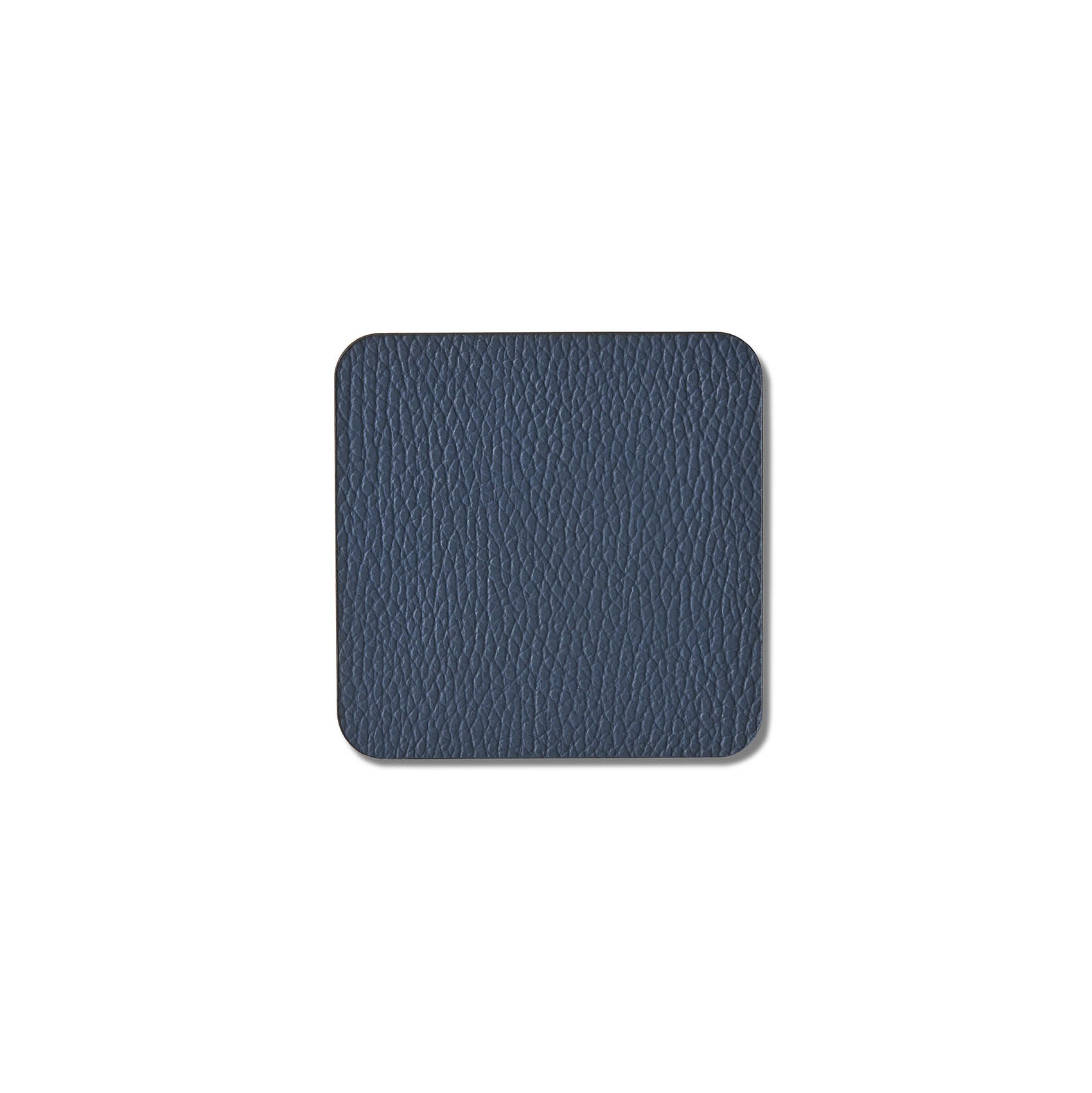 Art of Leather Square-Shaped Glass Mat Set of 4 Cobalt 
