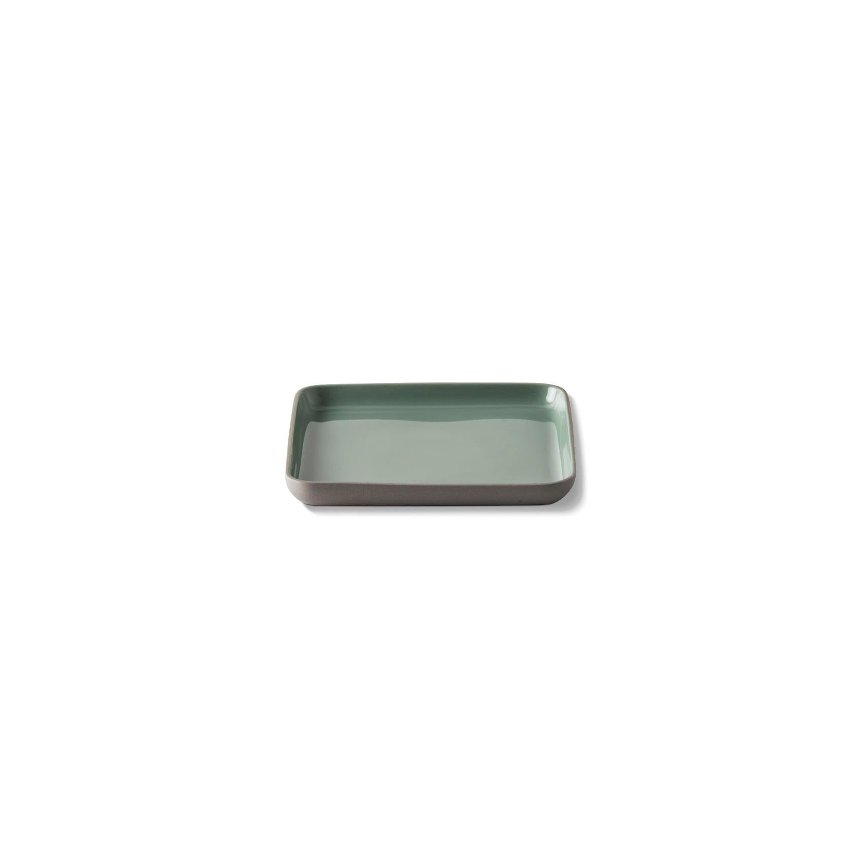 Square Bread Plate Double Colour