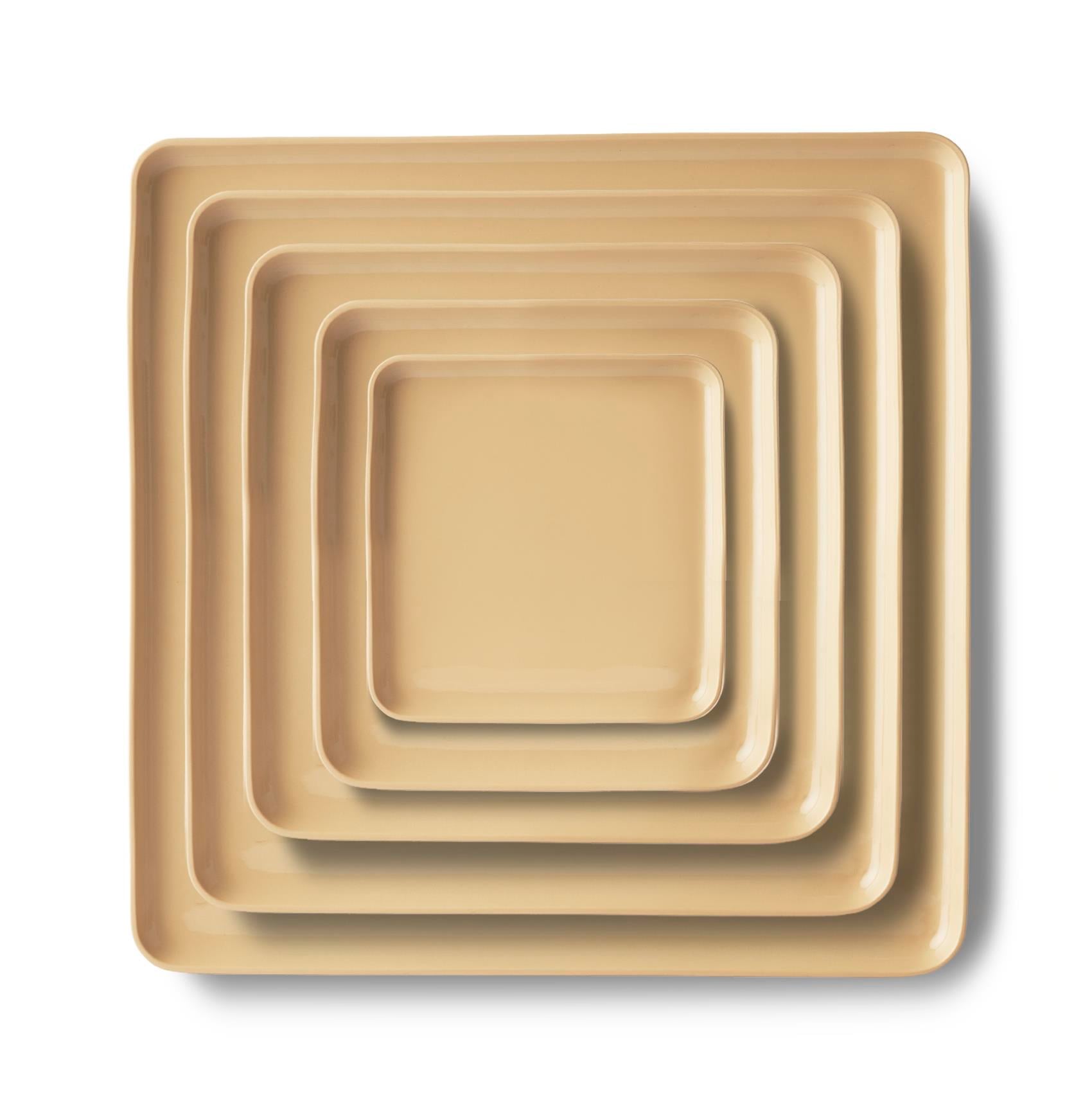 Square Plate Set Straw