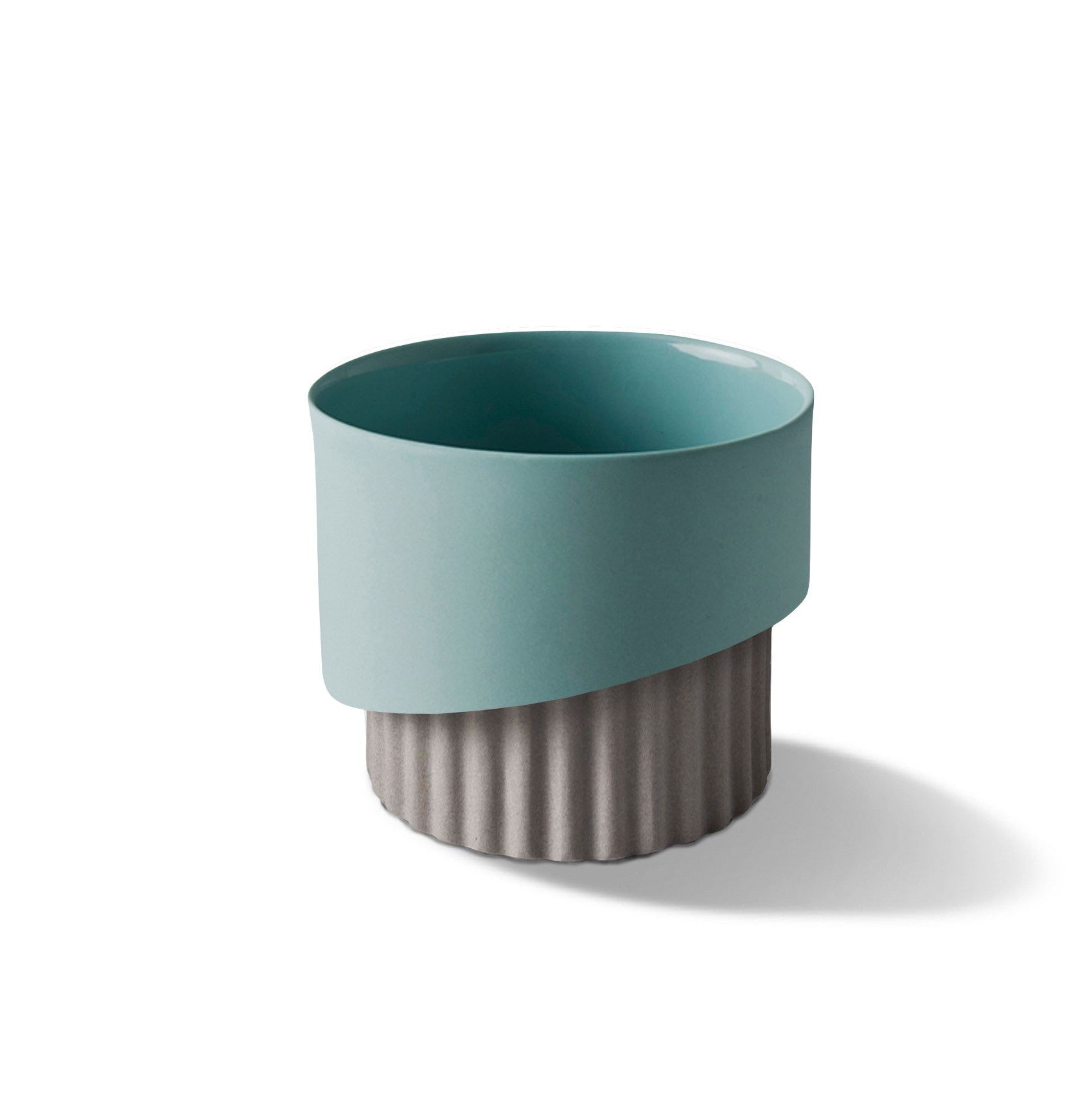 Corinth Ice Cream Bowl Rock & Aqua