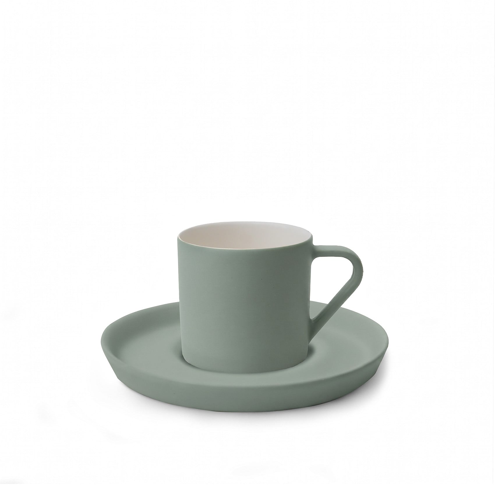 Nest Tabaklı Kahve Fincanı 90 ml Nil-Nil&Fildişi