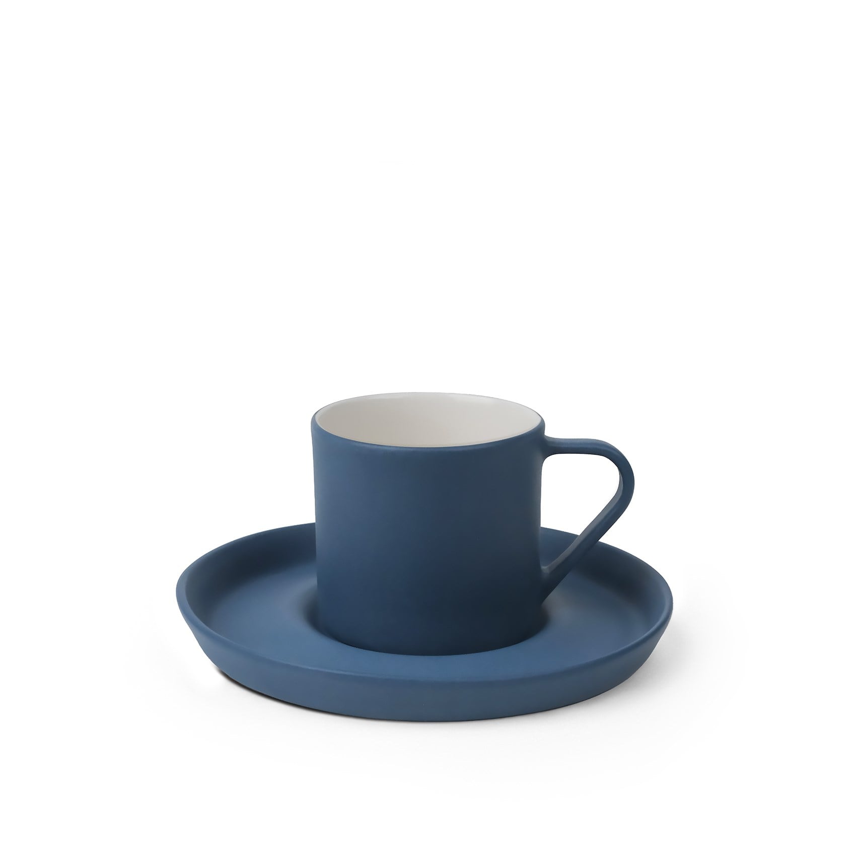 Nest Espresso Cup with Saucer Ocean - Ocean & Ivory 90 ml 