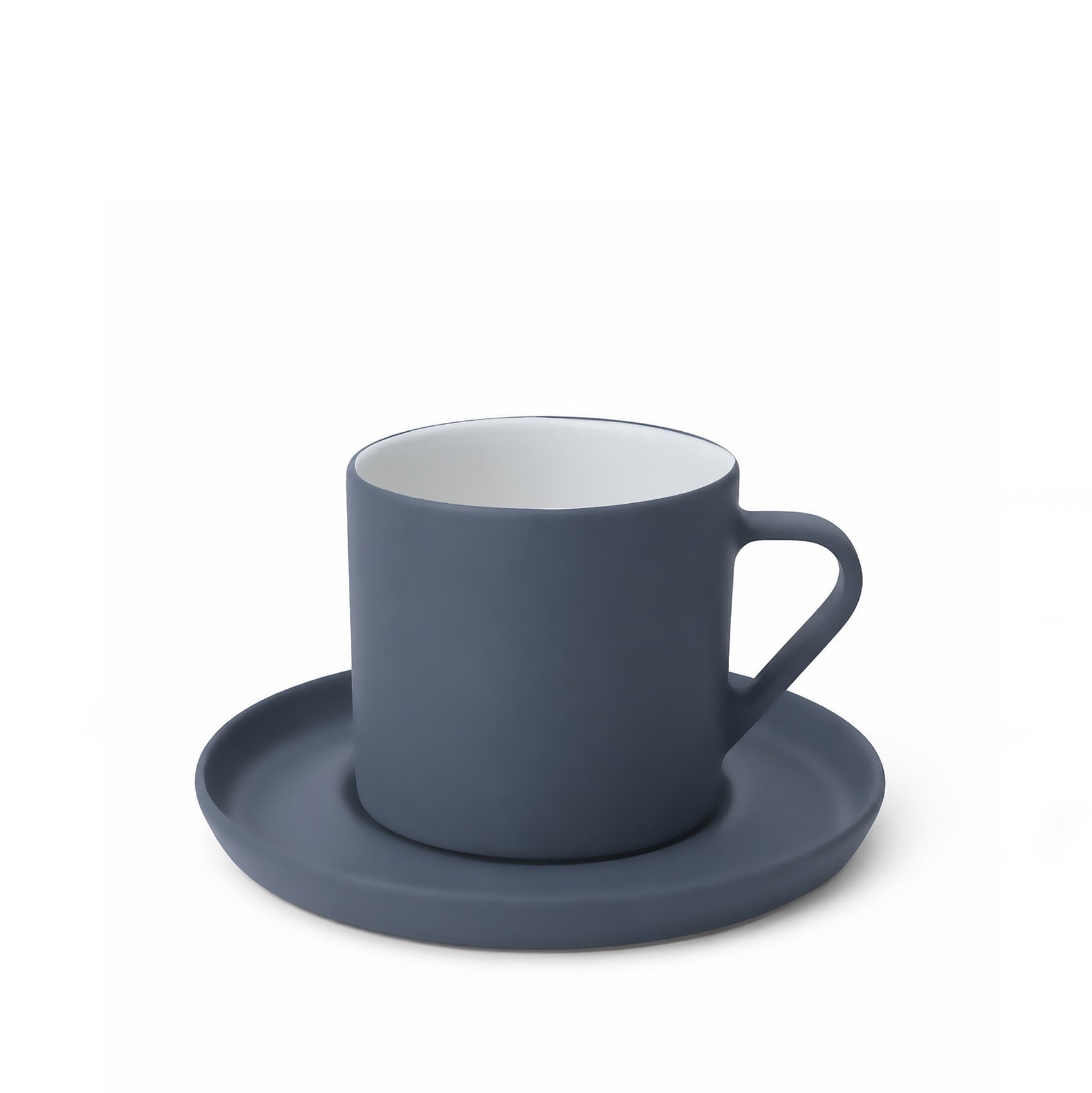 Nest Tabaklı Kahve/Çay Fincanı 250 ml Okyanus-Okyanus&Fildişi