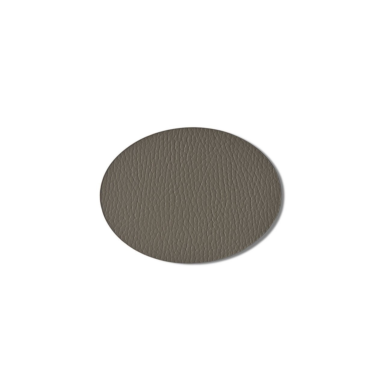 Art of Leather Oval-Shaped Glass Mat Set of 4 Rock 