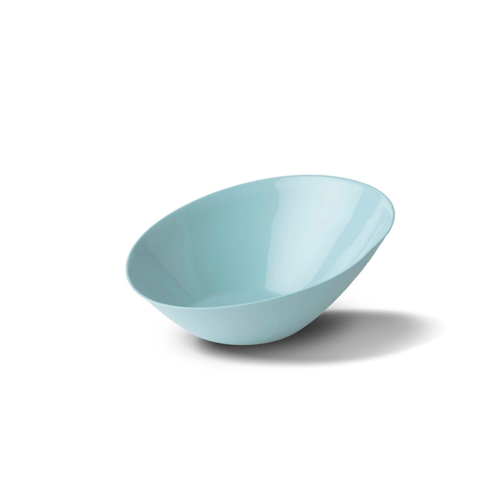 Oval Küçük Boy Kase Tek Renk Aqua