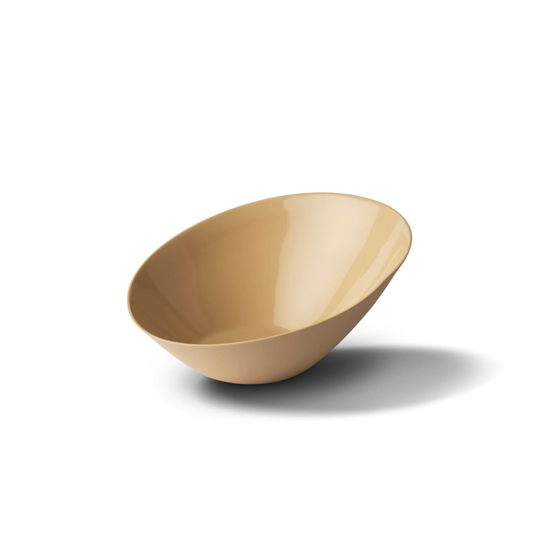 Oval Küçük Boy Kase Tek Renk Saman