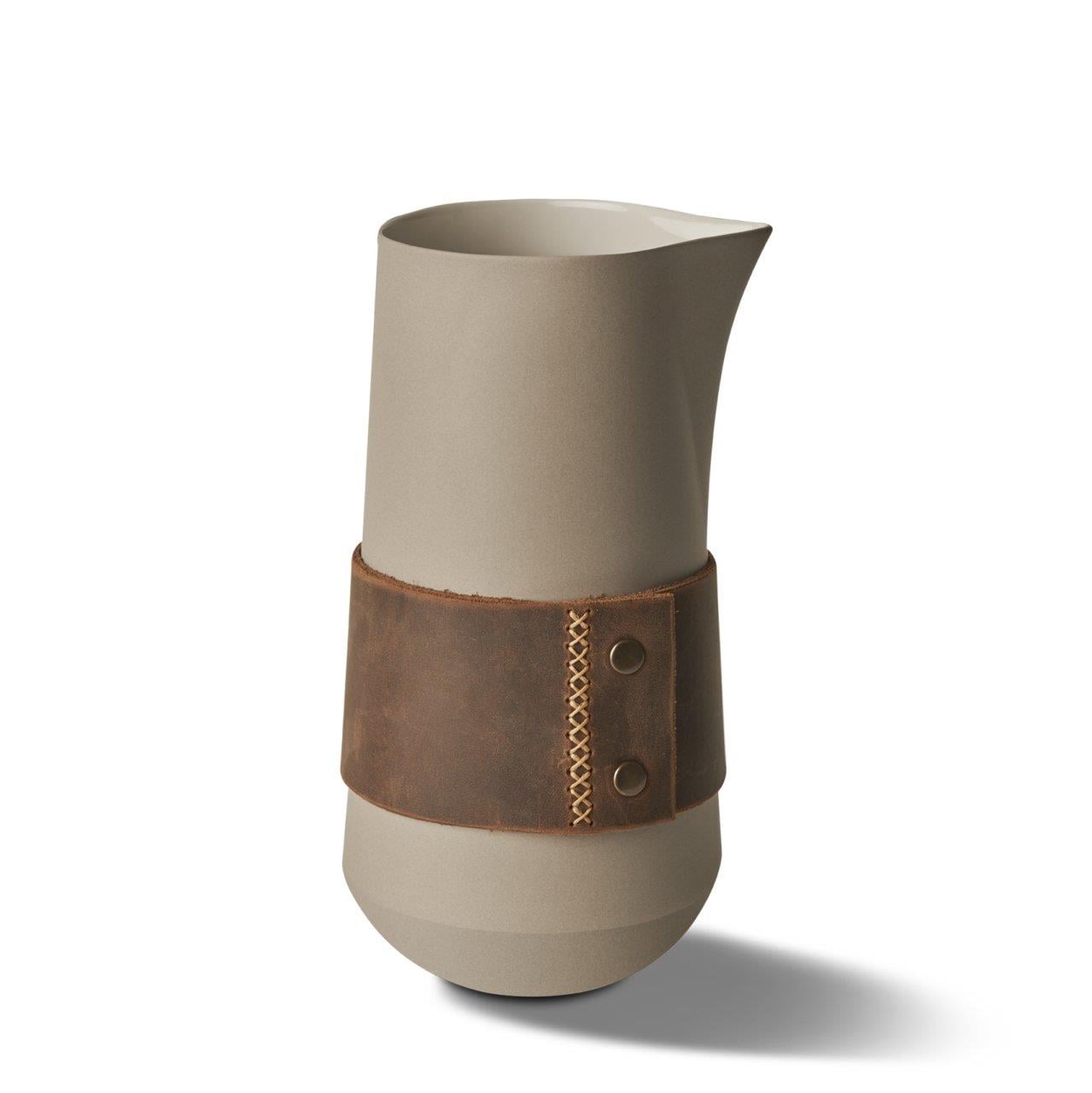 Touch Of Leather Jug Rock & Ivory
