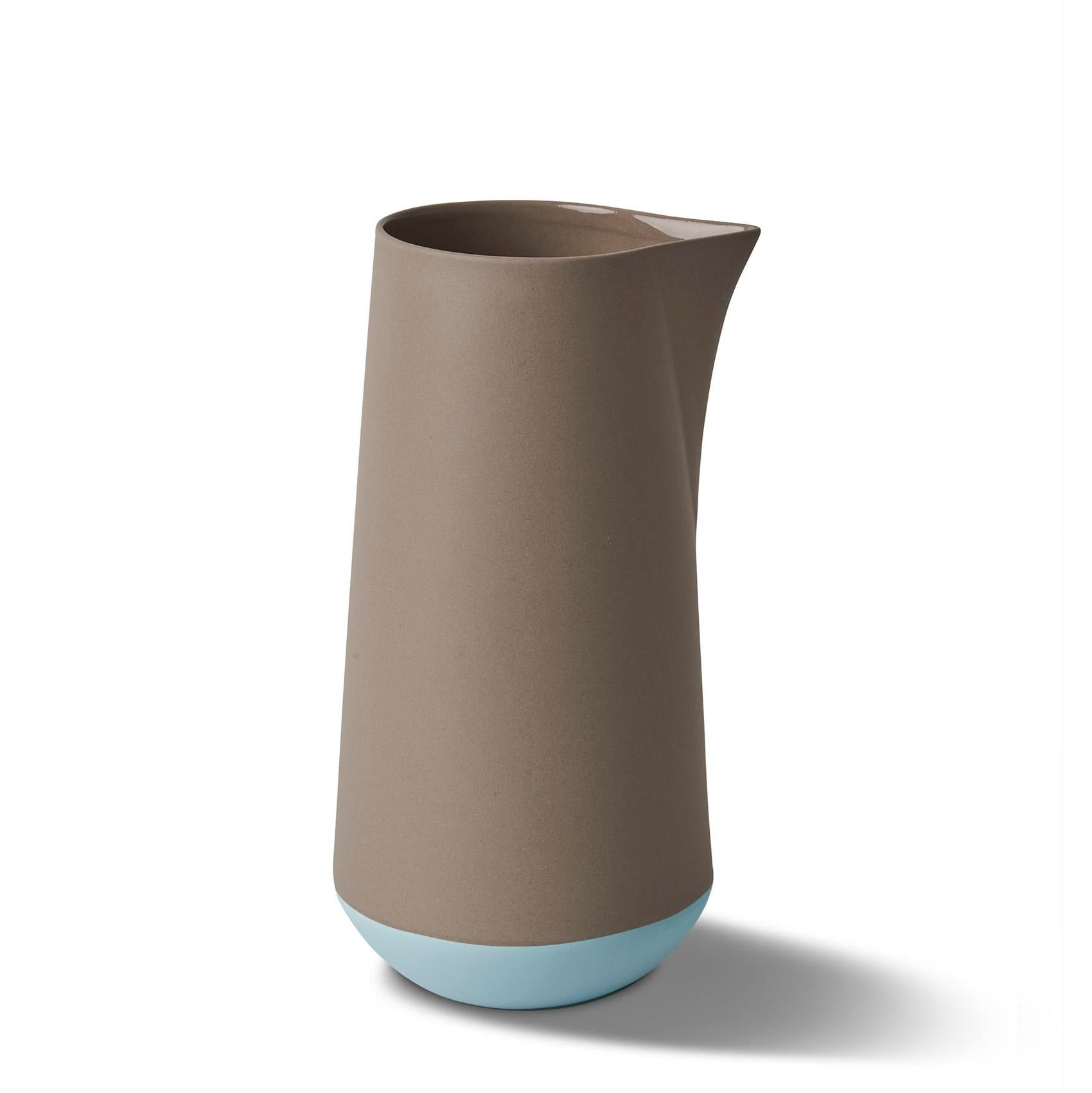 Tube Sürahi Çift Renk Aqua & Taş