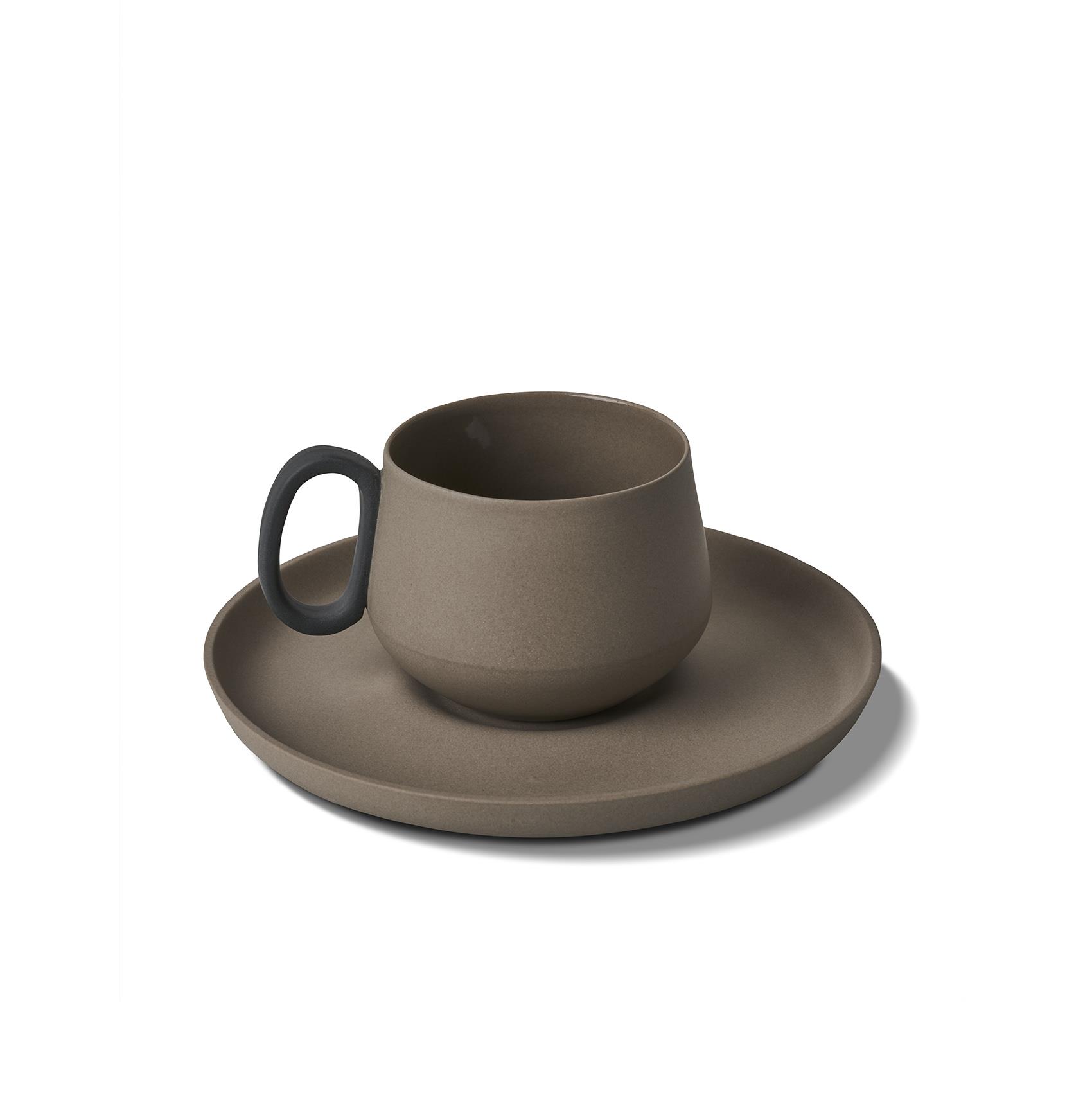 Tube Espresso Cup Wıth Saucer Rock-rock