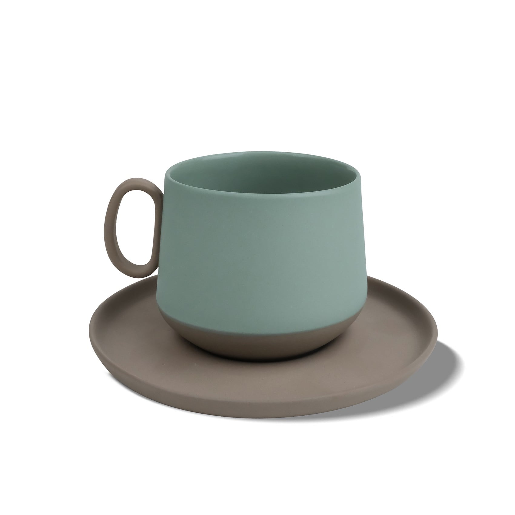 Tube Coffee/Tea Cup with Saucer Rock - Rock & Nile 250 ml 