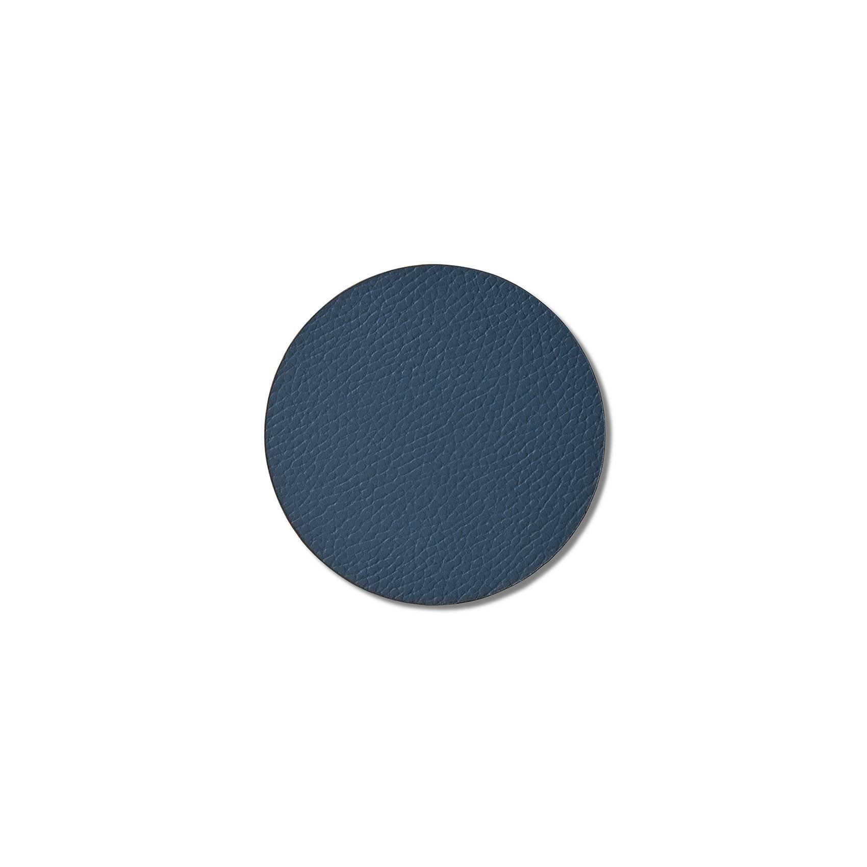 Round Glass Mat Set Of 4 Cobalt