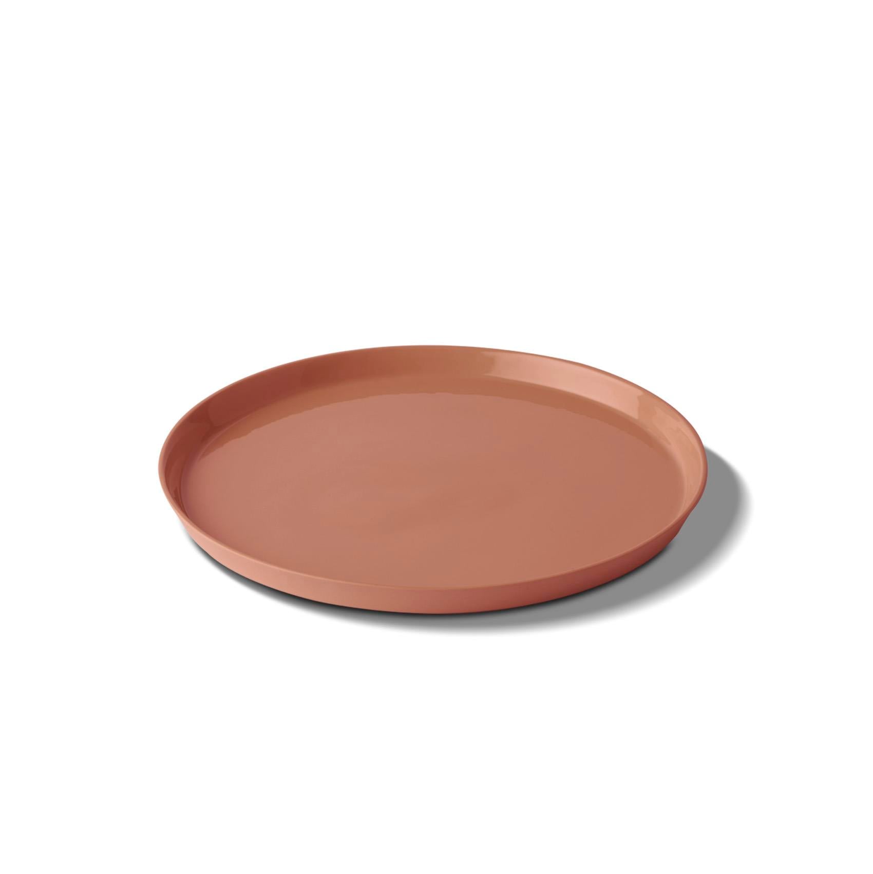 Round Starter Plate Single Colour CORAL