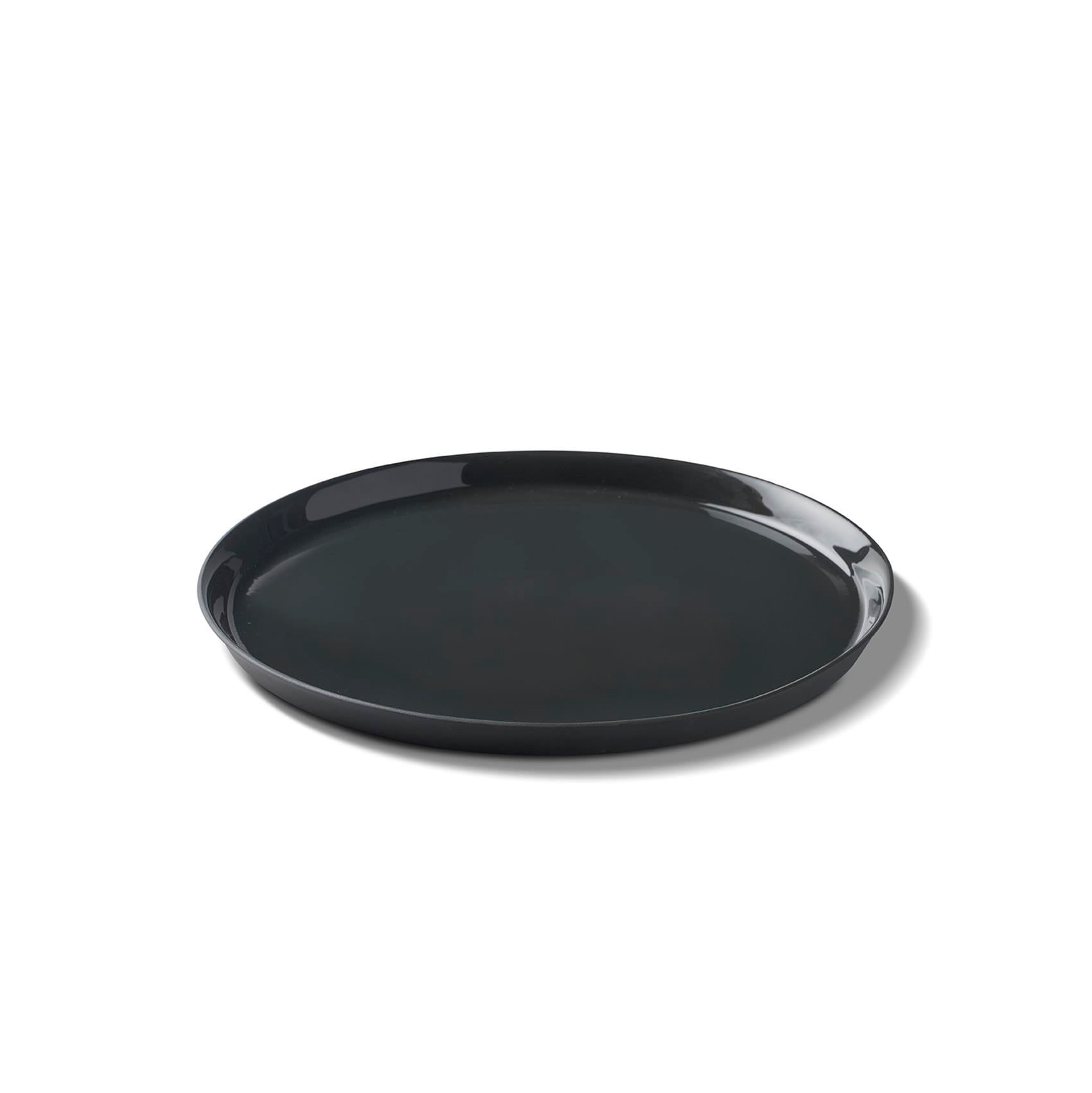 Round Starter Plate Single Colour BLACK