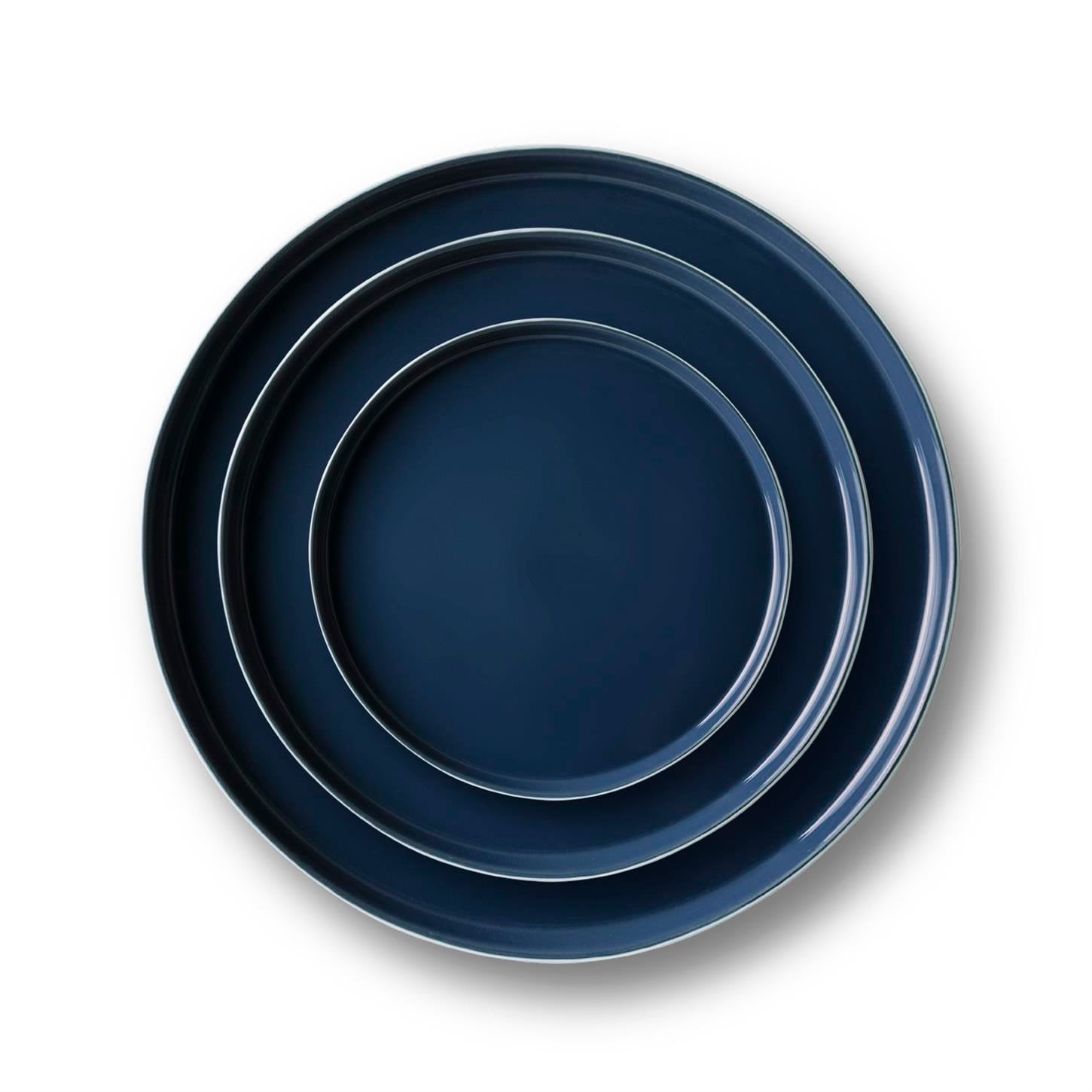 Round Plate Set Ice & Ocean