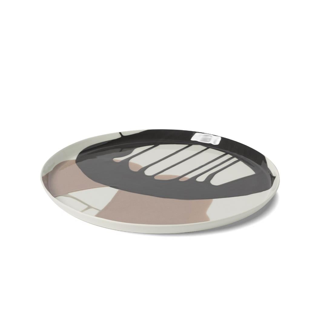 Round Dınner Plate Colour Wave